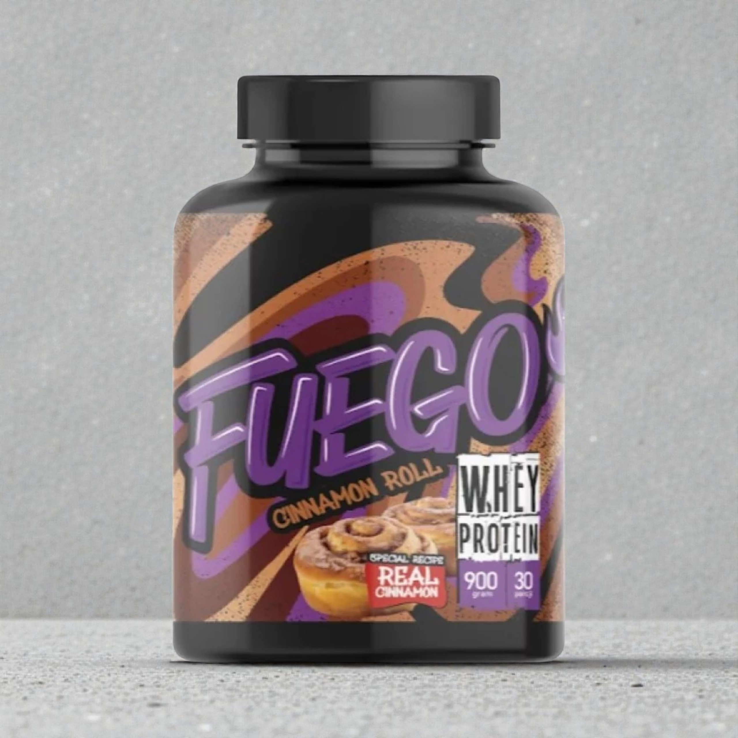 FUEGO - Whey Protein - 900g - Zimtschnecke