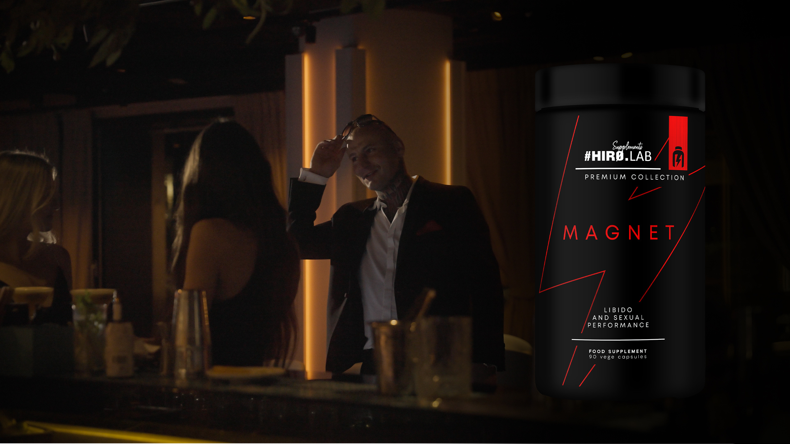 HIRO.LAB Prime Test - 120vcaps. + Magnet - 90vcaps.