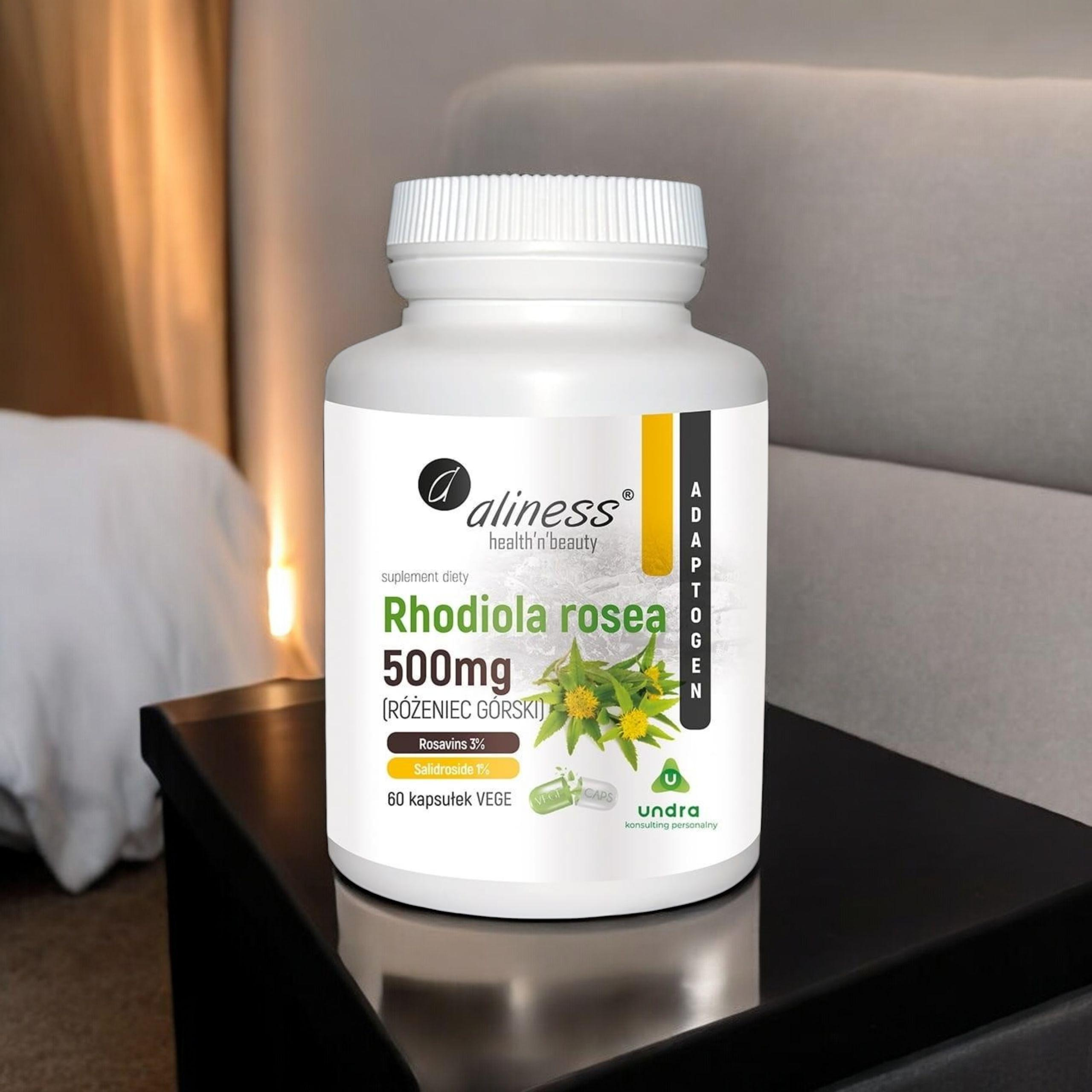 ALINESS - Rhodiola Rosea 500mg - 60Vkaps.