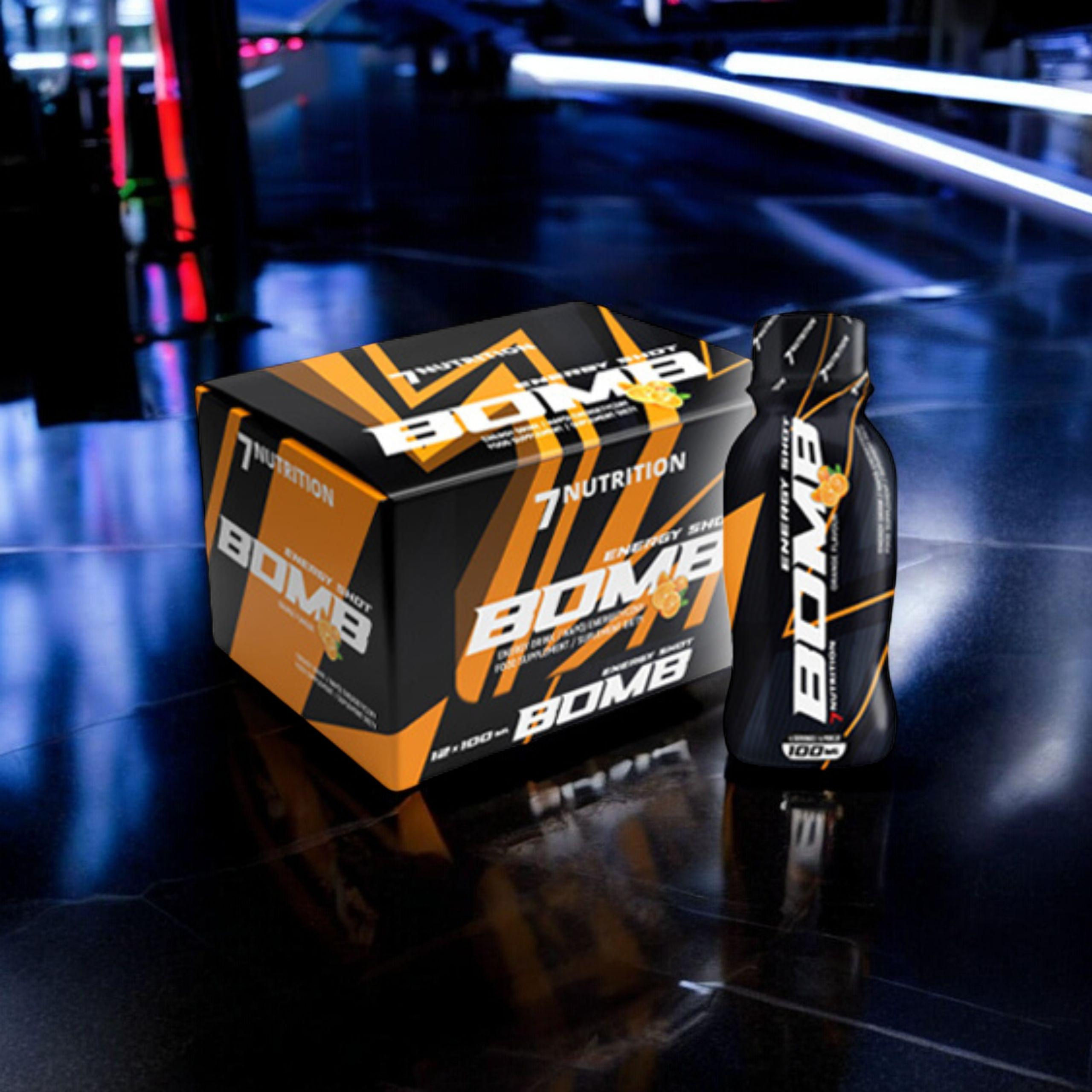 7 NUTRITION - Bomb Shot - 12x 100ml - Orange 