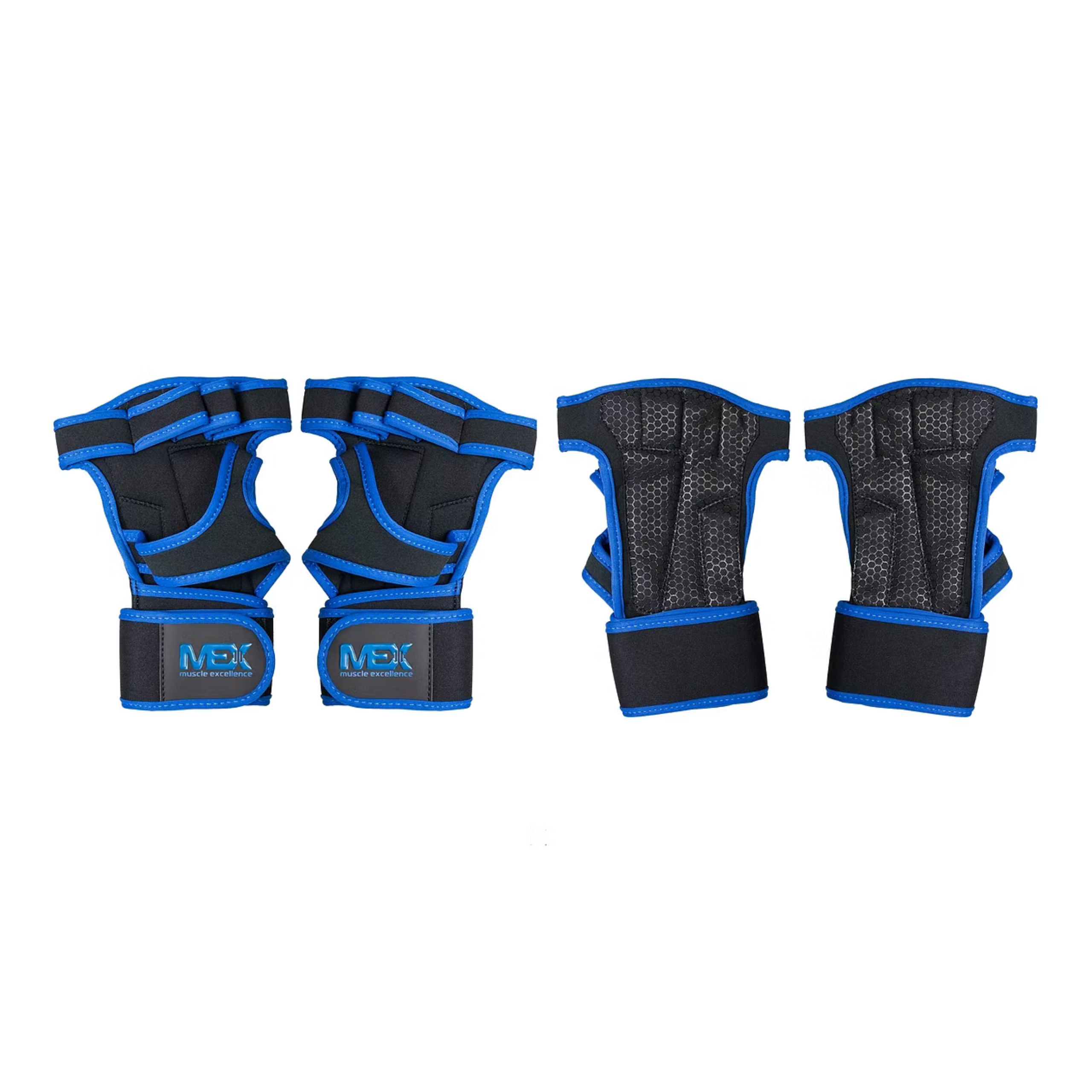MEX NUTRITION - V-Fit Blaue Handschuhe