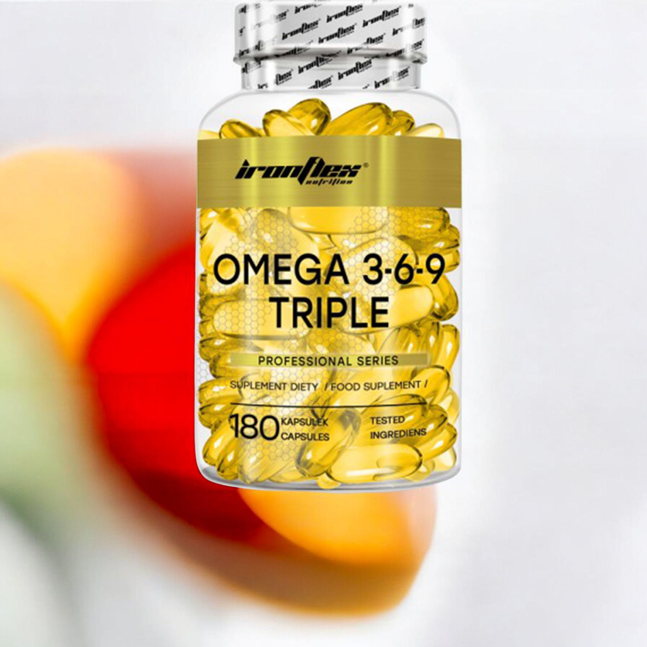 IronFlex Omega 3-6-9 Triple - 180caps.
