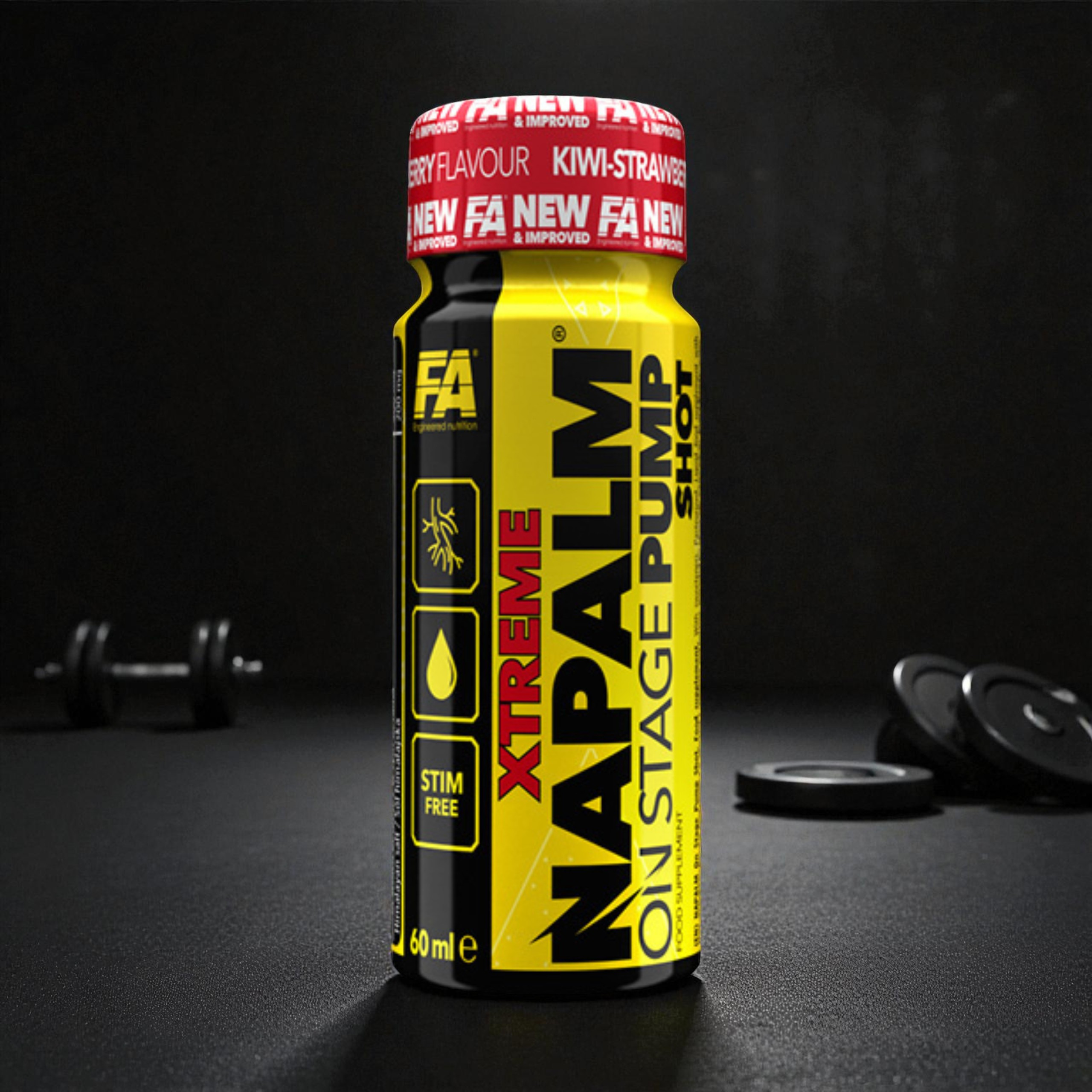 FITNESS AUTHORITY - Xtreme Napalm On Stage SF Shot - 24x 60ml