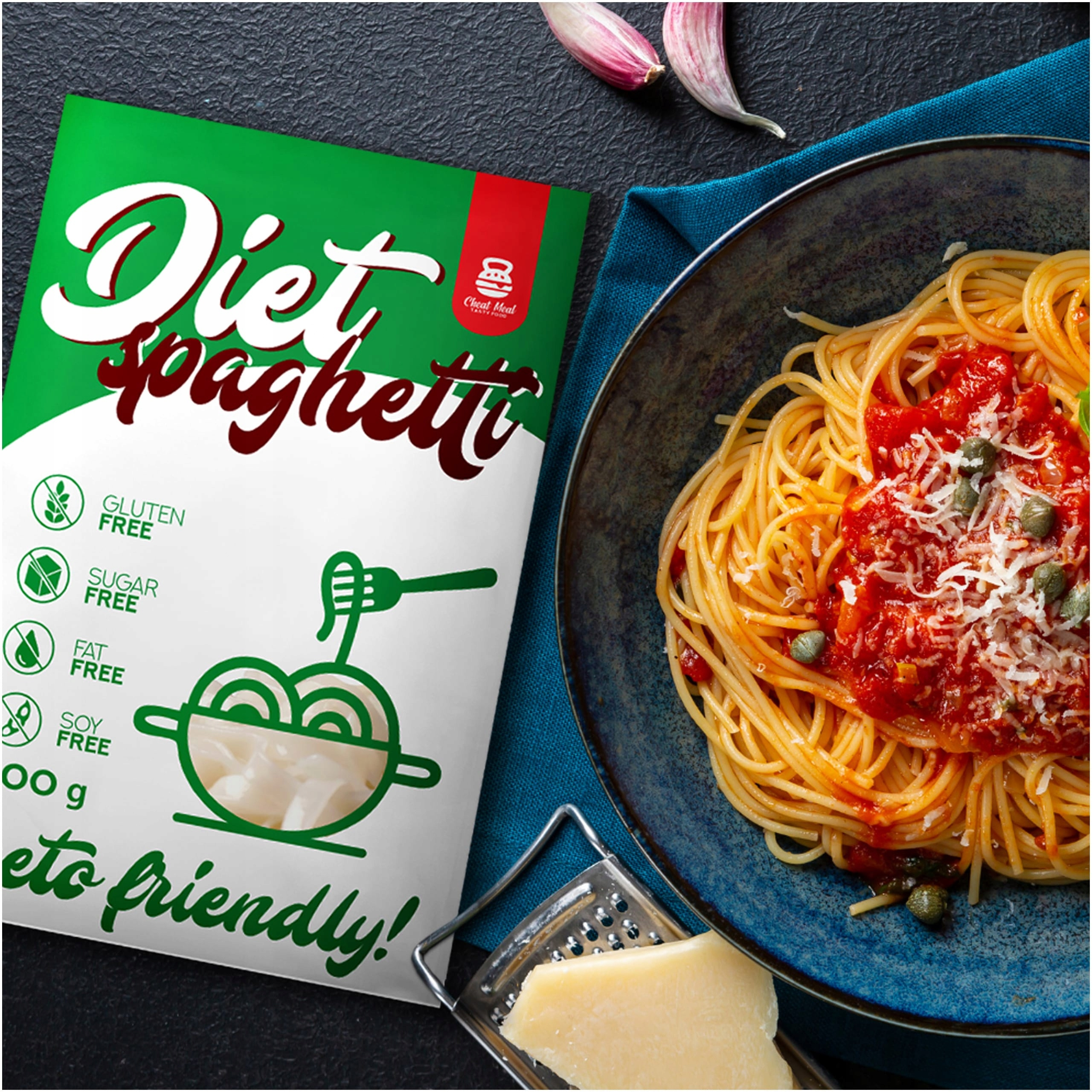 Cheat Meal Nutrition Diet Spaghetti - 6x 400g (6x 300g netto) - Diät-Nudeln