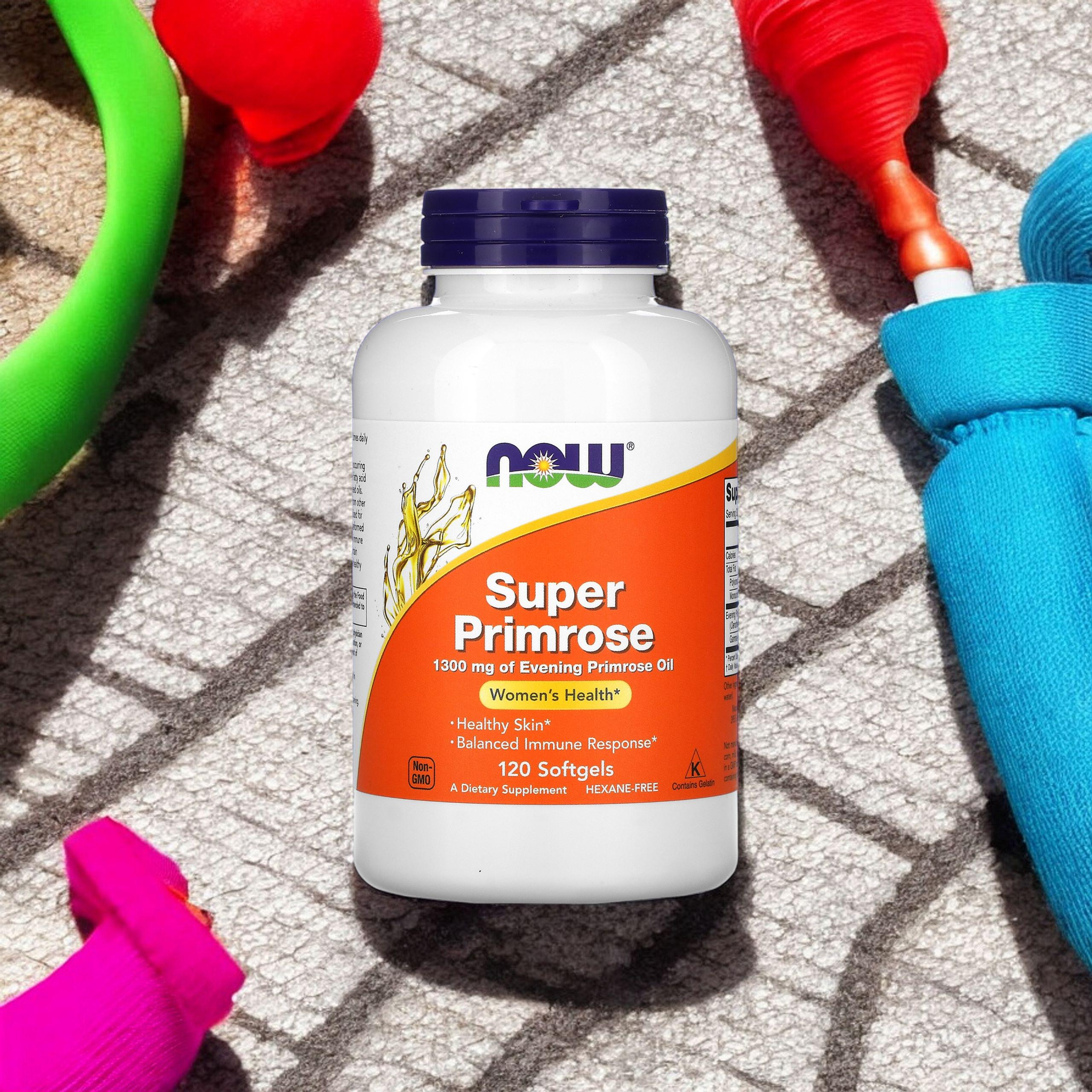 NOW Super Primrose - 120softgels. - Nachtkerzenöl