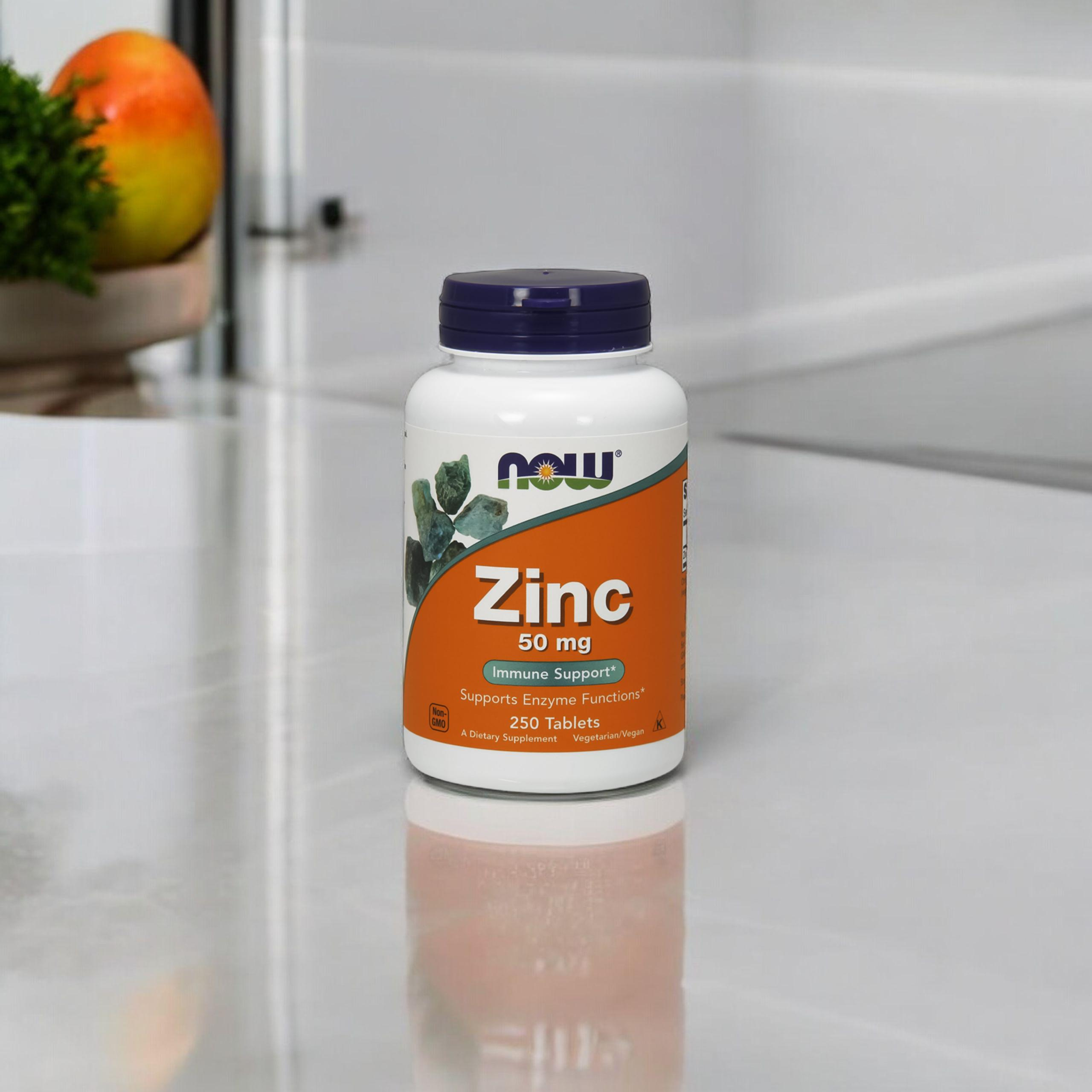 NOW Zinc 50mg - 250tabs