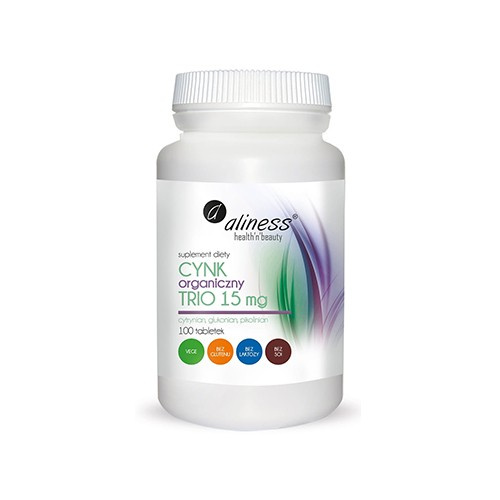 ALINESS Organisches Zink TRIO 15mg - 100tabs