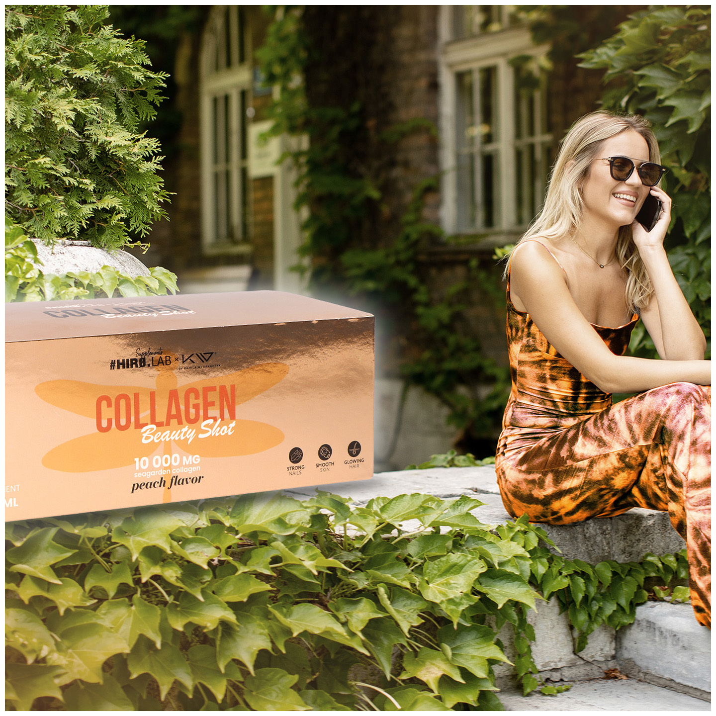 HIRO.LAB Collagen Shot – 30x 30 ml - Pfirsich