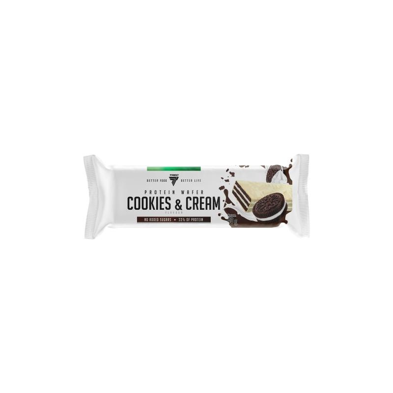 TREC - Protein Waffel - 40g - Cookies & Cream