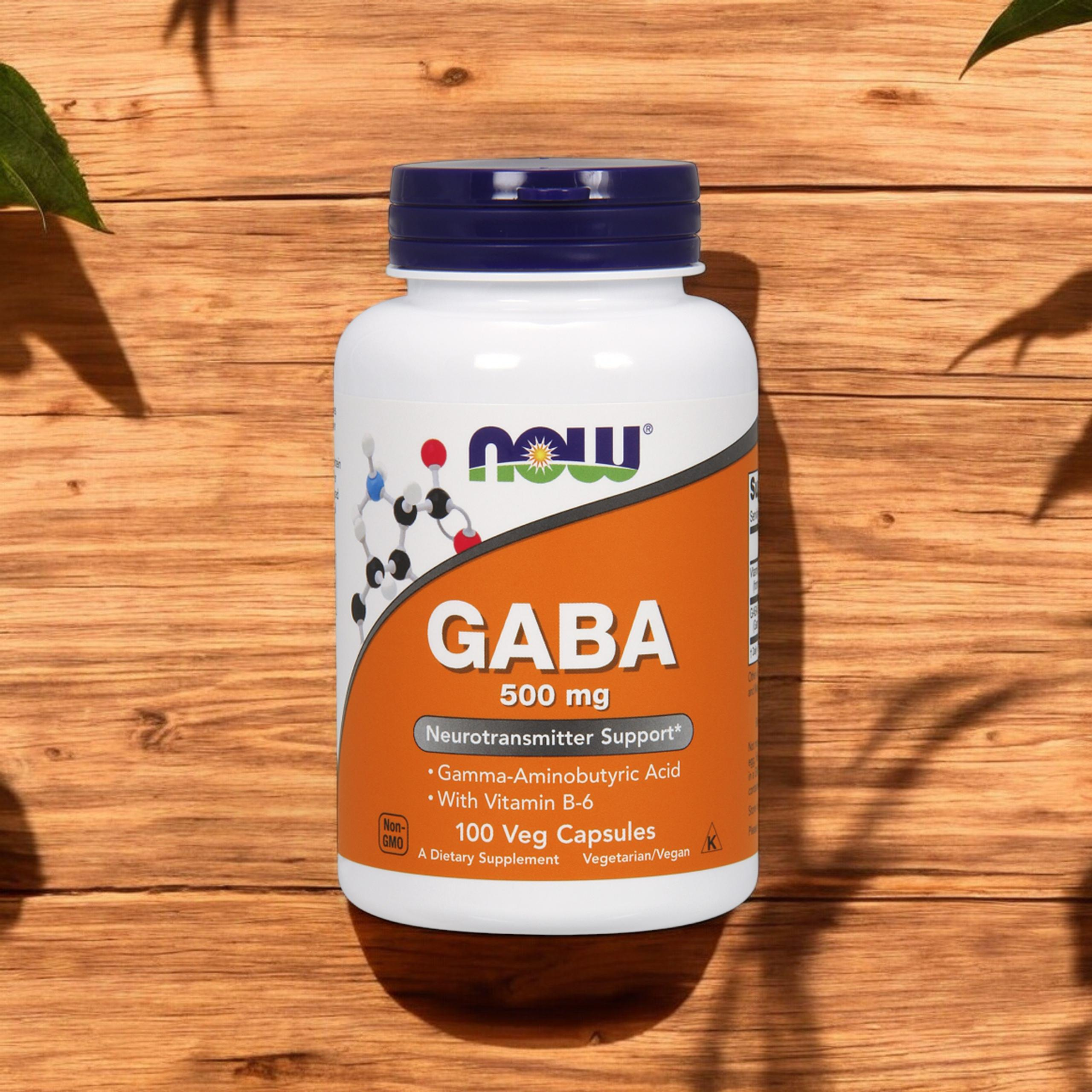 NOW GABA 500mg - 100veg caps