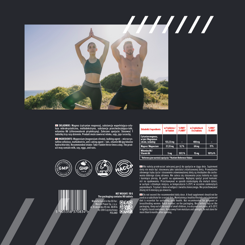 MP NUTRITION Mg + B6 - 90 Tabletten - Magnesium + Vitamin B6