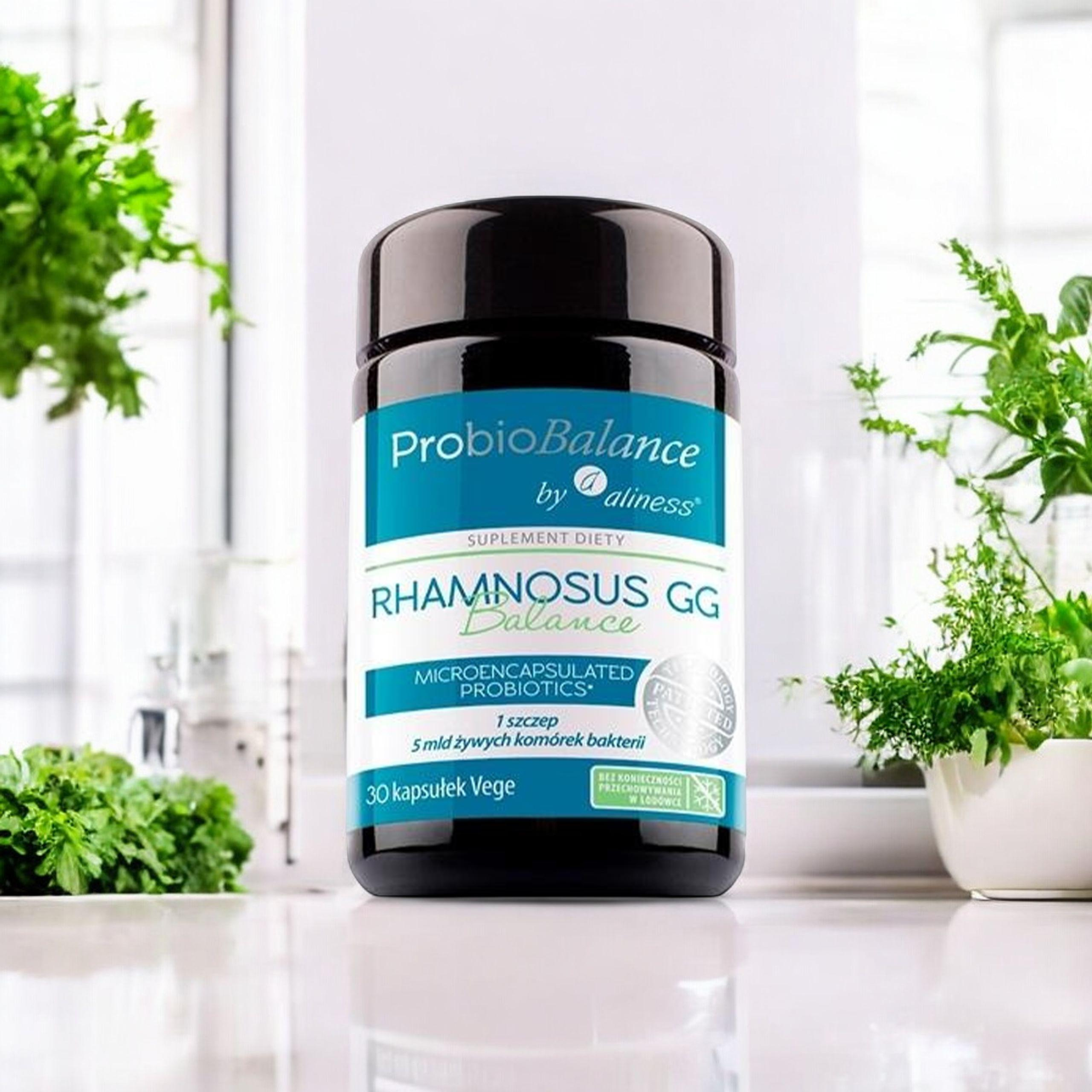 ALINESS - Rhamnosus GG Balance 5 Milliarden - 30 pflanzliche Kapseln.