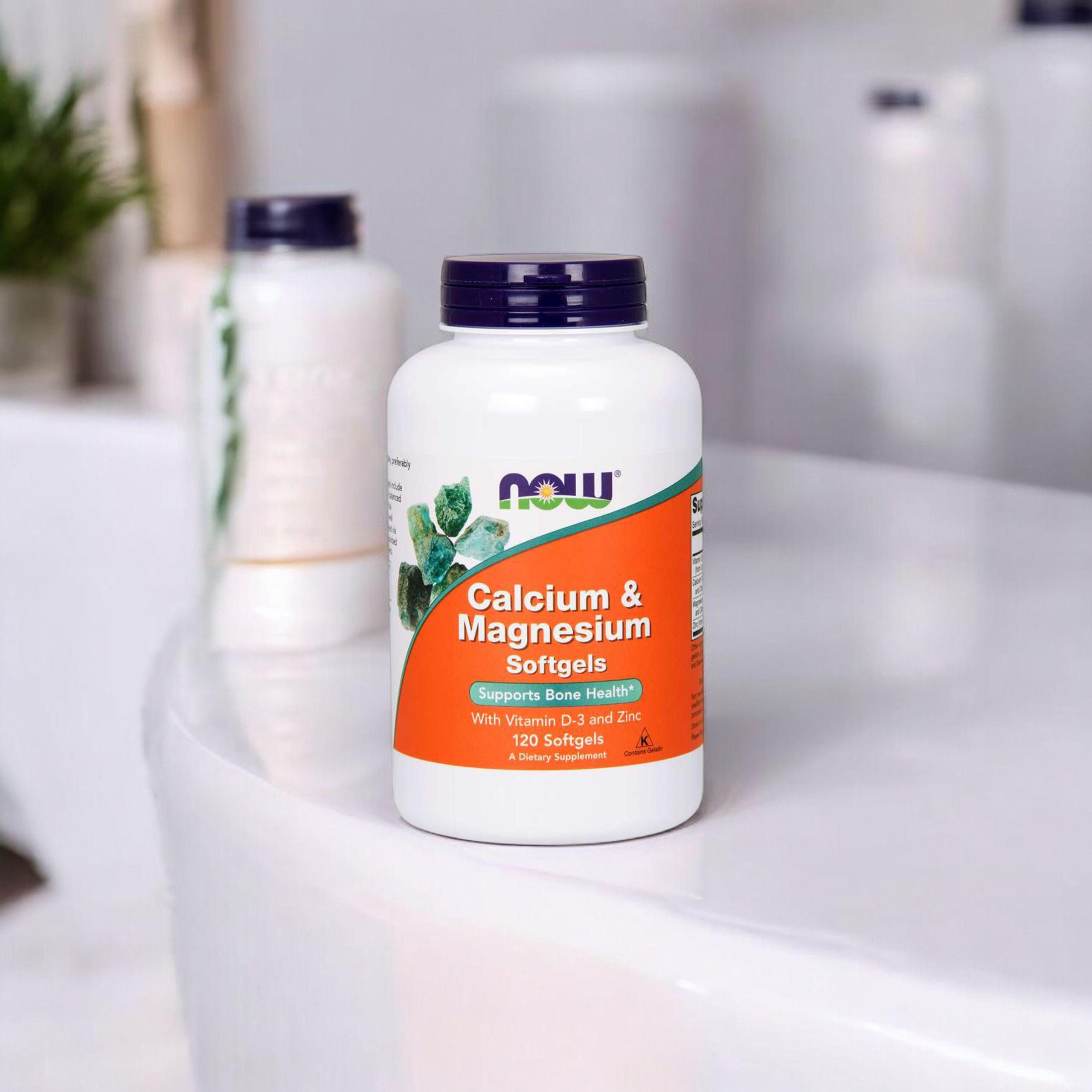 NOW Calcium and Magnesium - 120softgels