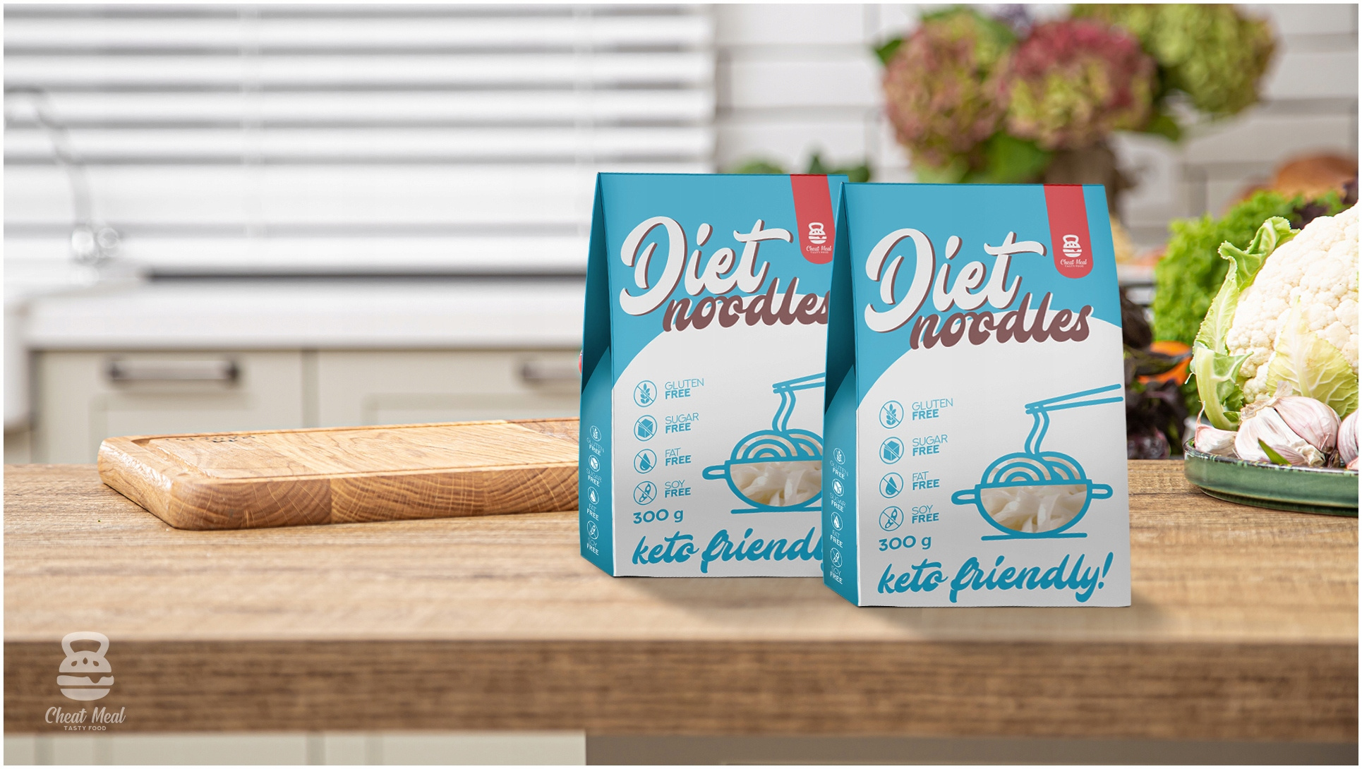 Cheat Meal Nutrition Diet Noodles - 6x 400g (6x 300g netto) - Diät Nudel