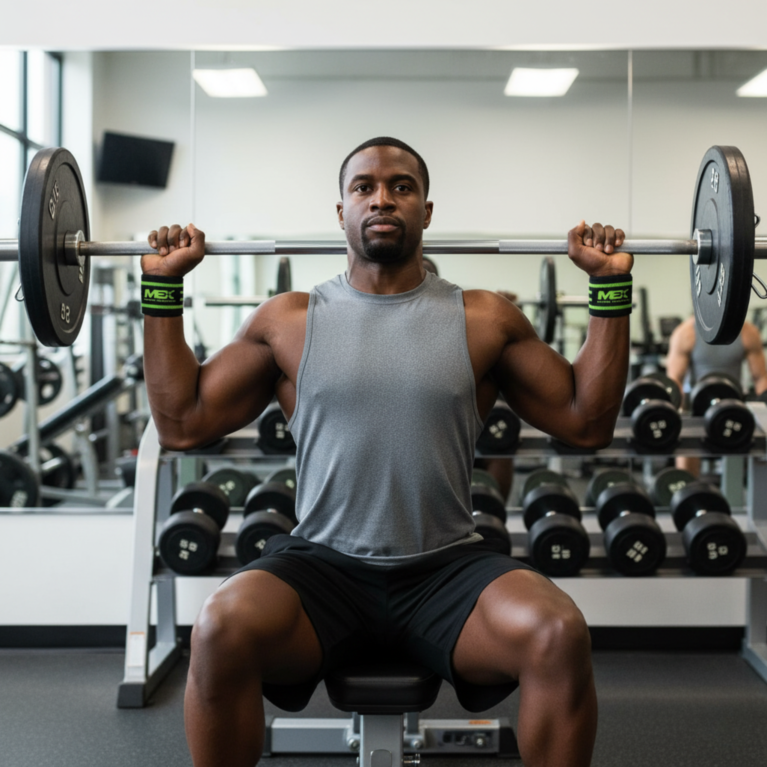 MEX SPORT - Wrist Wraps Mex - Gelb pol_pl_MEX-SPORT-Wrist-Wraps-Mex-Yellow-43143_7