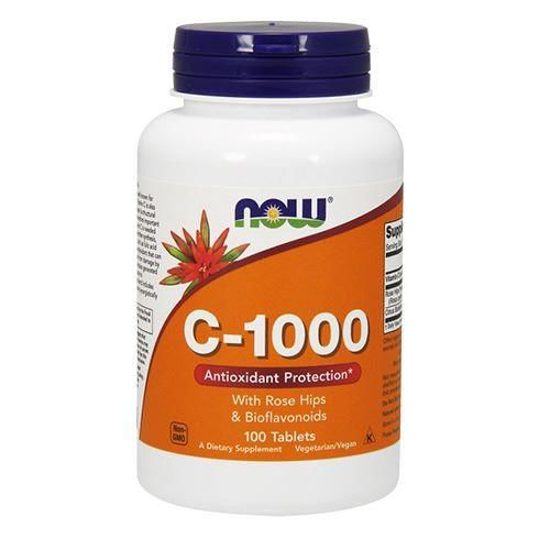 NOW Vitamin C-1000 mit Rose Hips & Bioflavonoids - 100tabs