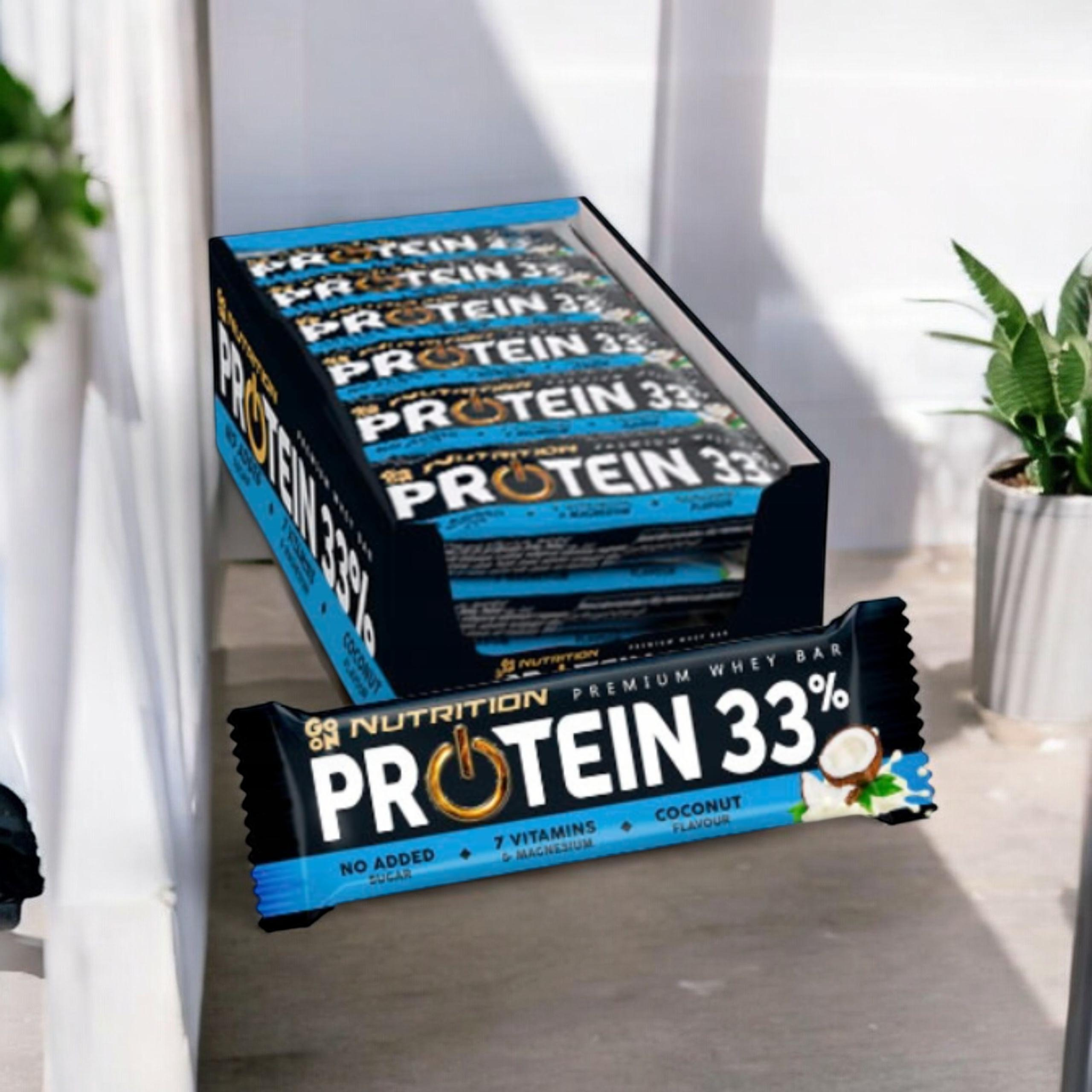 GO ON NUTRITION - Go On Protein 33% Riegel - 25x 50g