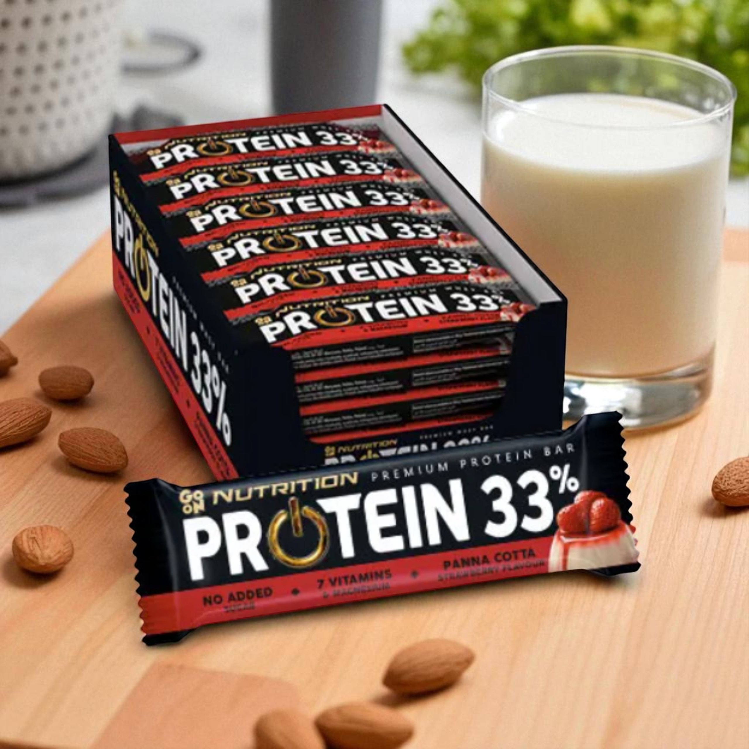 GO ON NUTRITION - Go On Protein 33% Riegel - 25x 50g 