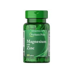 Puritan's Pride Magnesium with Zinc - 100tabs - Magnesium mit Zink