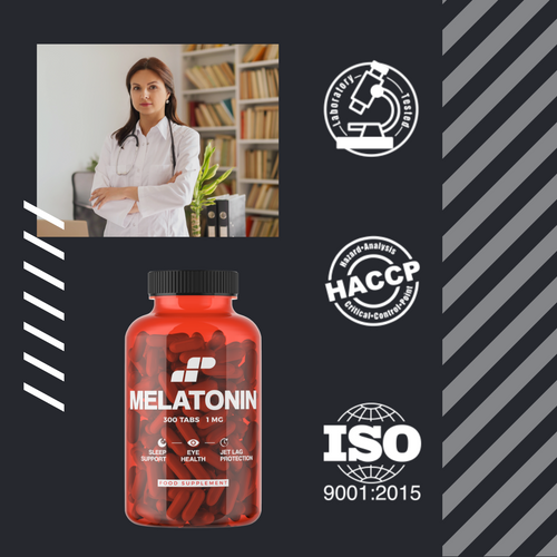 MP NUTRITION Melatonin 1mg - 300tabs - Melatonin