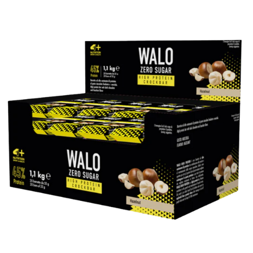 4+ NUTRITION - Walo ZeroSugar CrockBar HP 45% - 20x 55g 