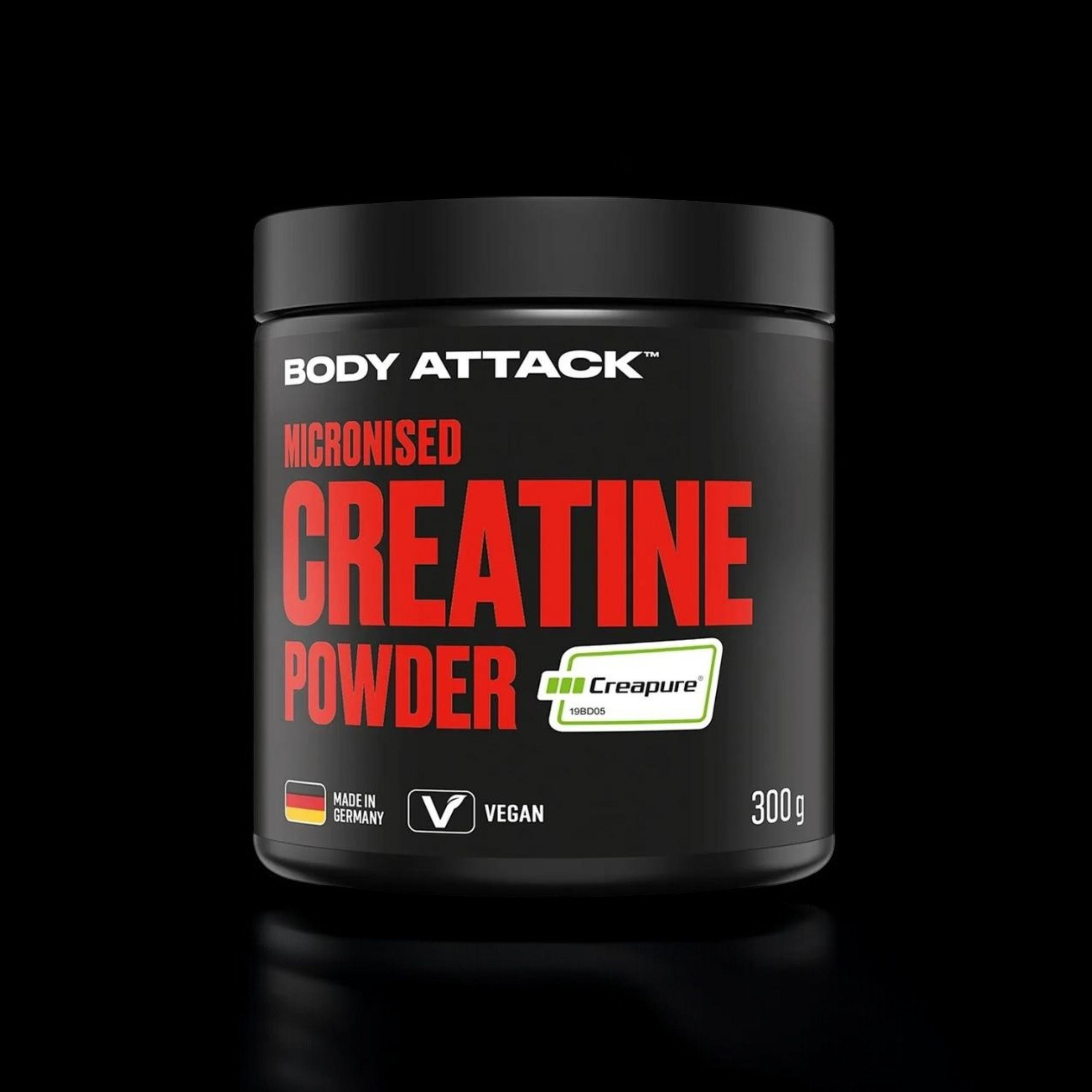 BODY ATTACK Creatine Powder Creapure - 300g - Natural