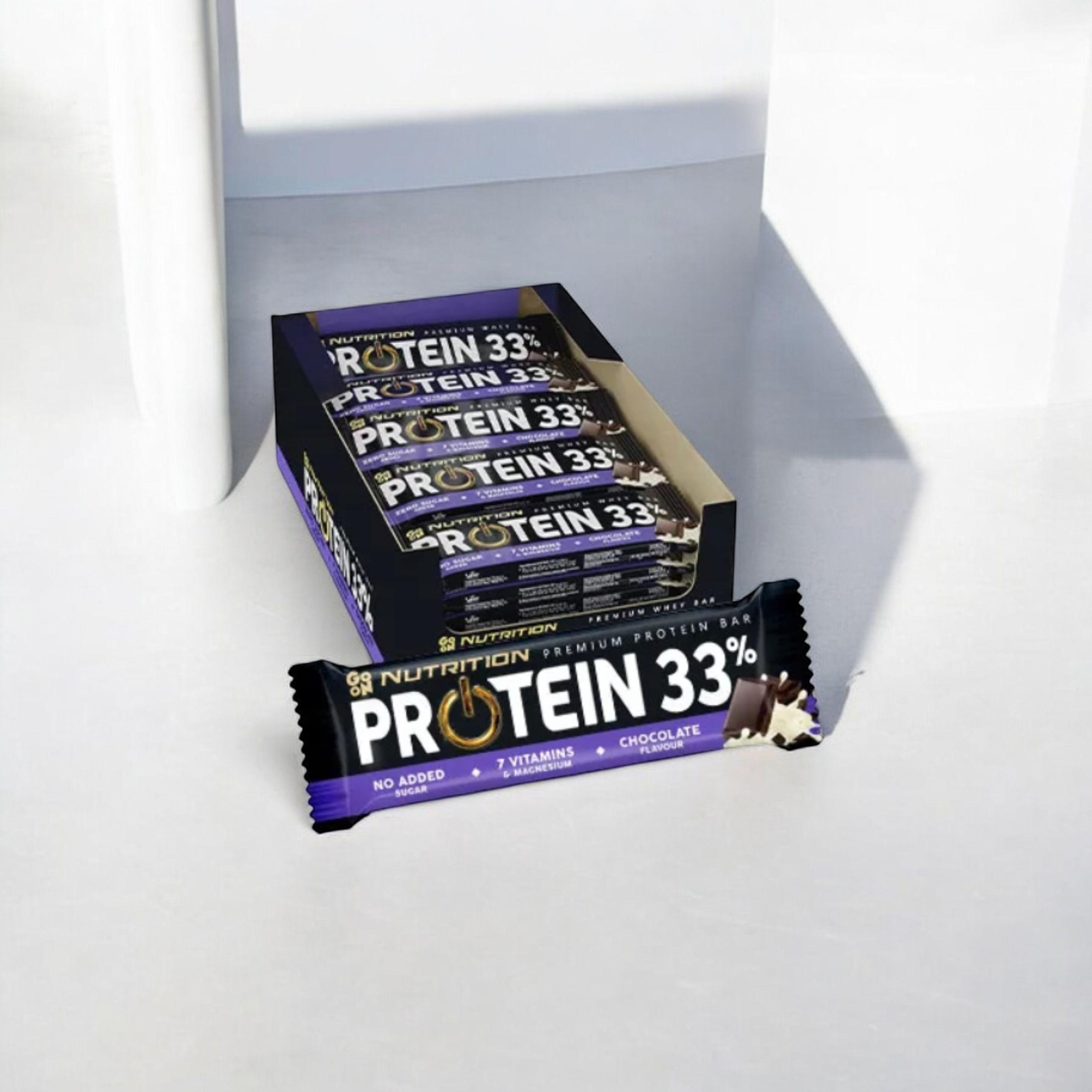 GO ON NUTRITION - Go On Protein 33% Riegel - 25x 50g