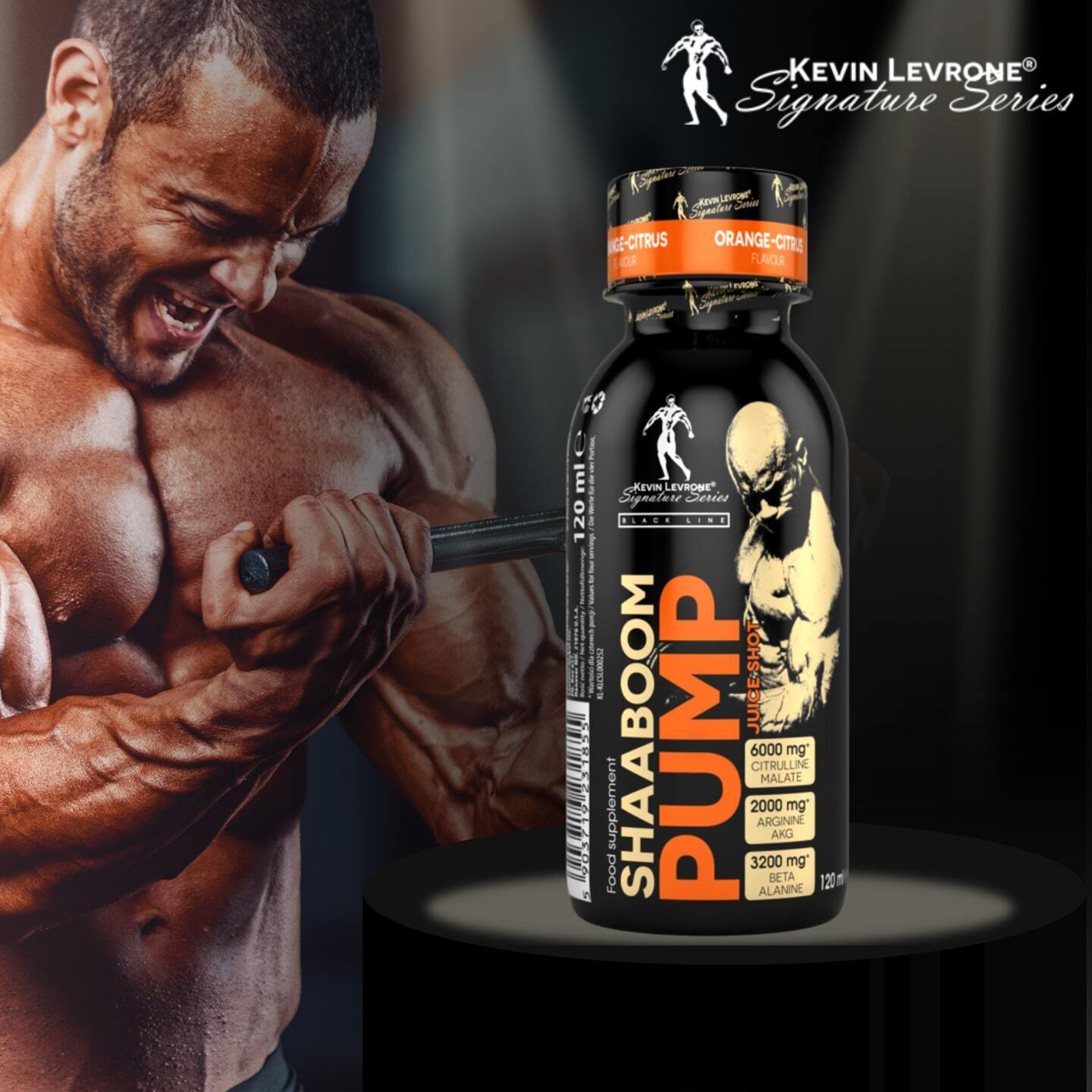 KEVIN LEVRONE - SHAABOOM PUMP Juice SHOT - 120ml x12 - OrangeCitru