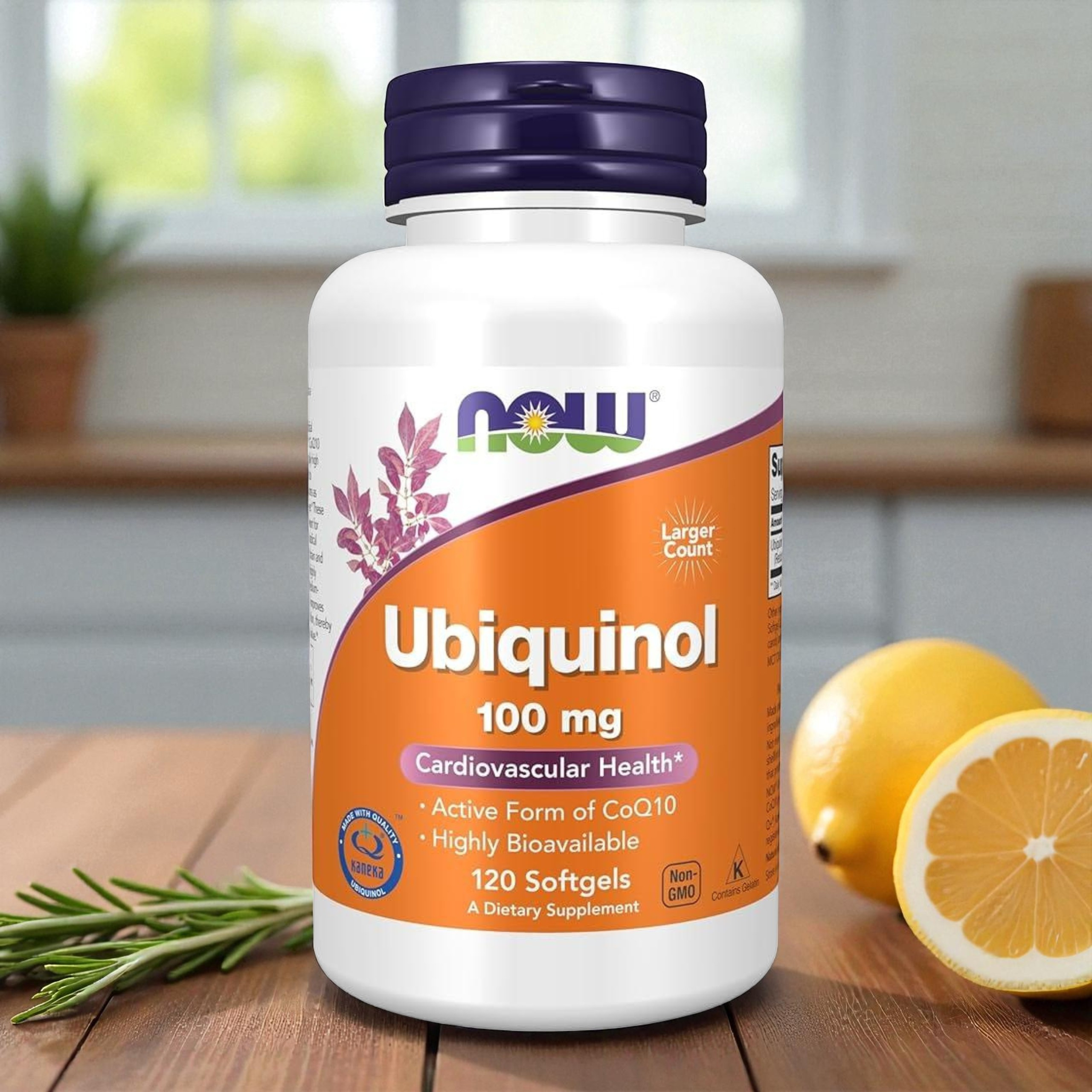 NOW - Ubiquinol 100 mg - 120 Weichkapseln