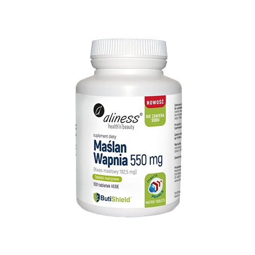 ALINESS Calcium Butyrat 550mg - 100vtabs