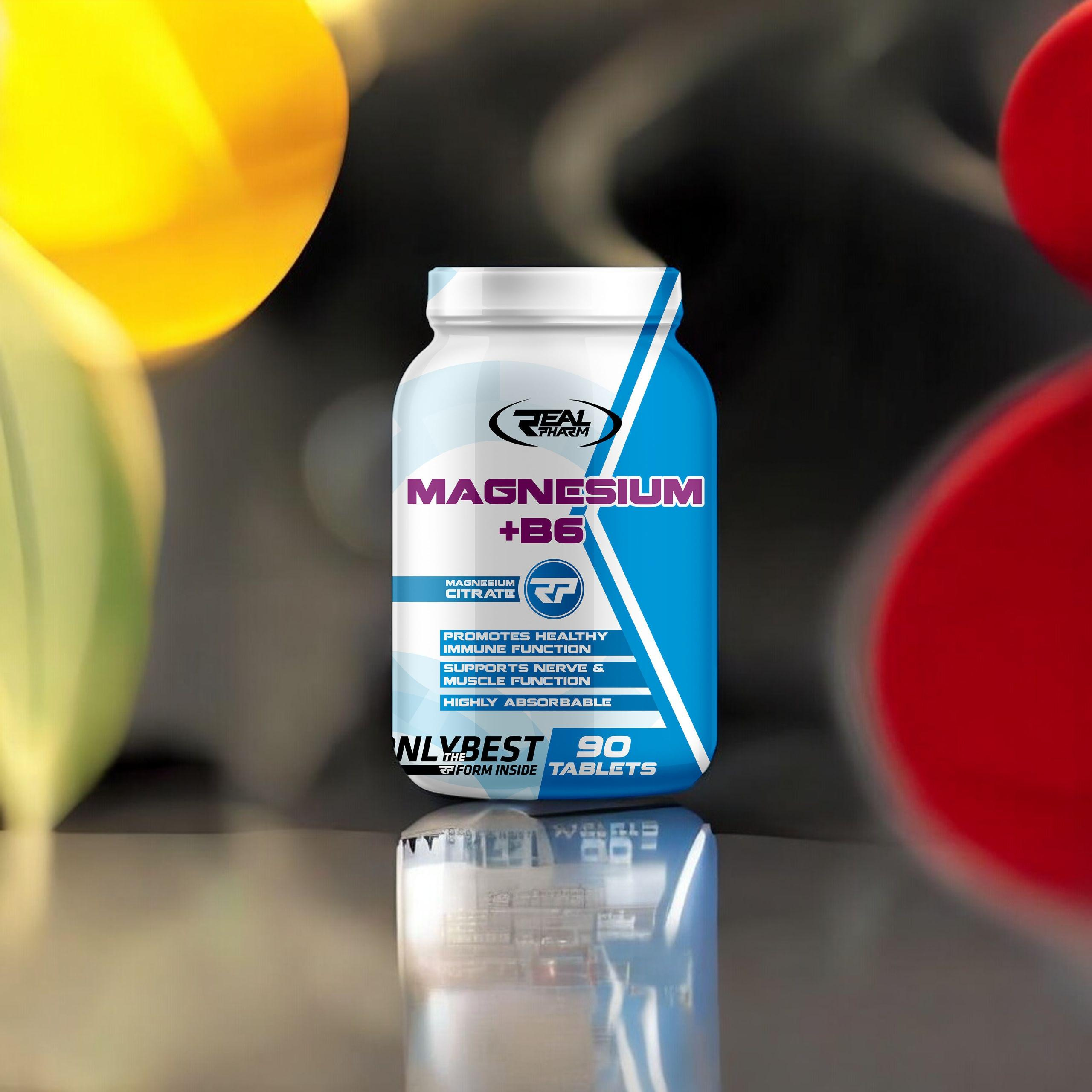 REAL PHARM Magnesium+ B6 - 90tabs