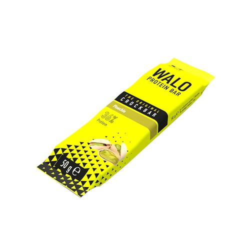 4+ NUTRITION Walo Protein Riegel 36% CrockBar - 50g - Pistazie - AUSVERKAUF - 24-10