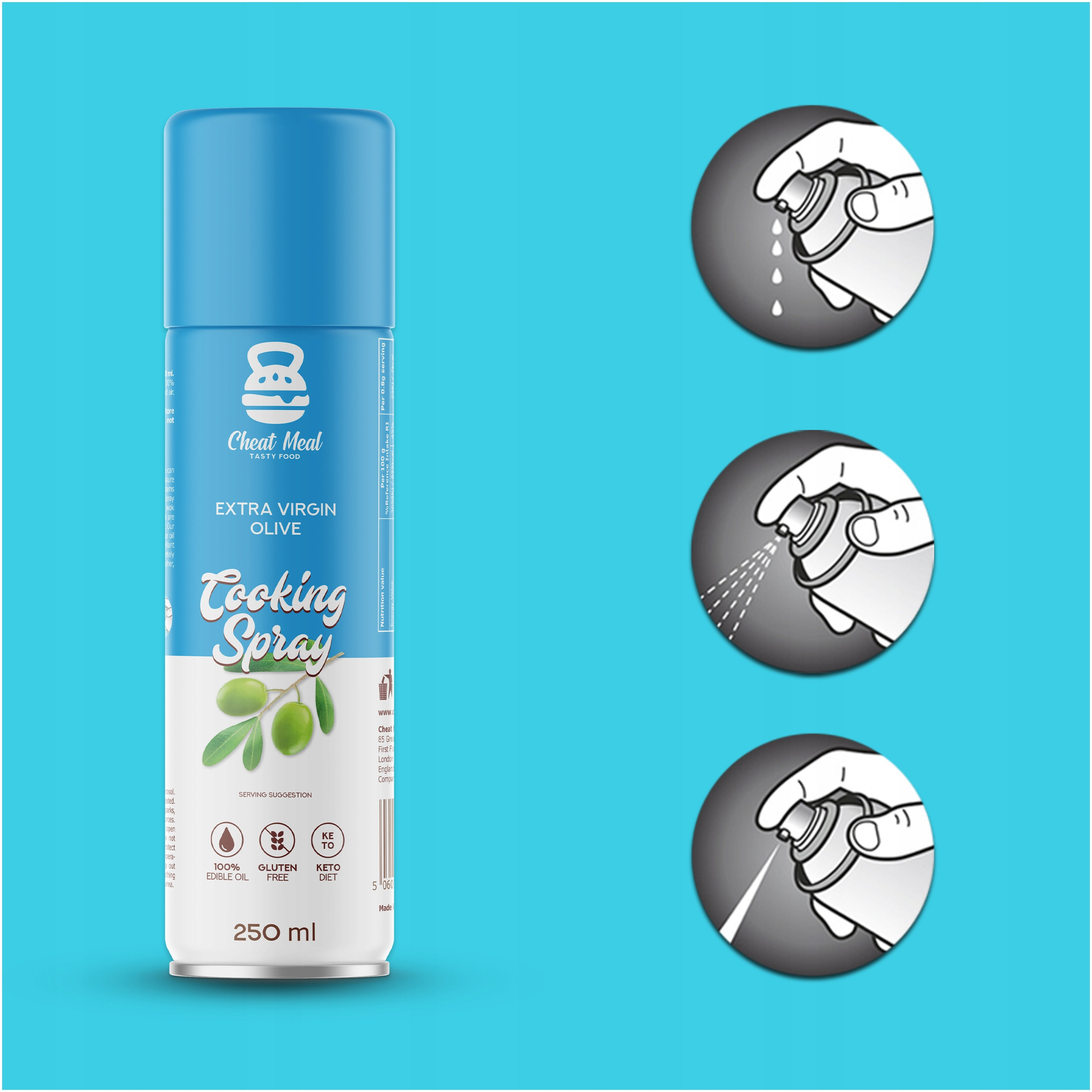 Konjac Tagliatelle Nudeln 400g + Olivenölspray Cheat SET