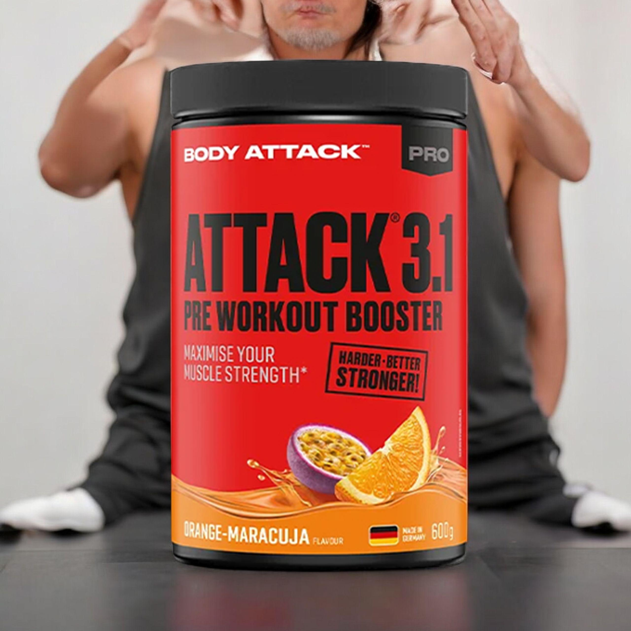 BODY ATTACK Attack 3.1 Pre Workout Booster - 600g