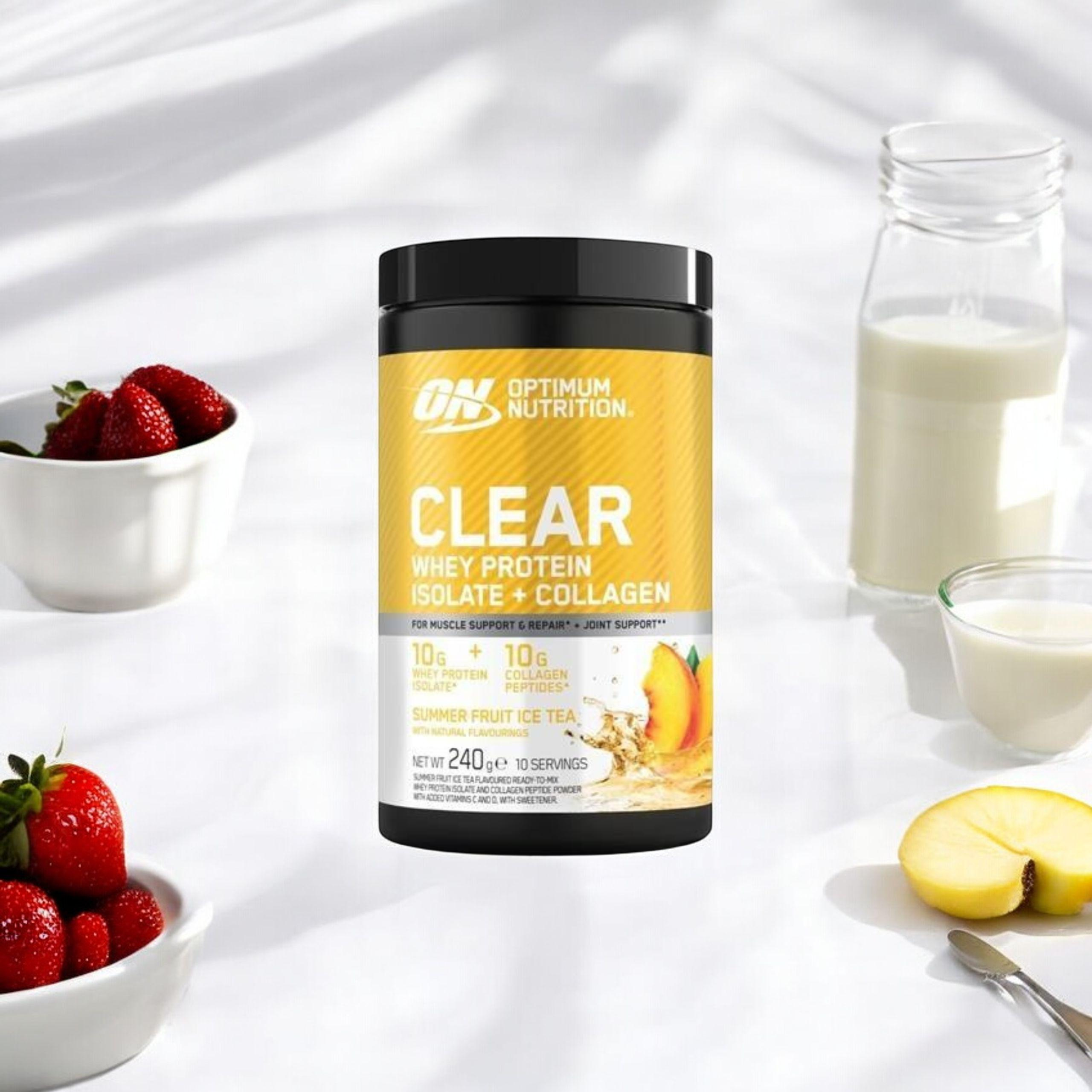 OPTIMUM NUTRITION - Whey Kollagen - 240g - Sommer Frucht Eistee