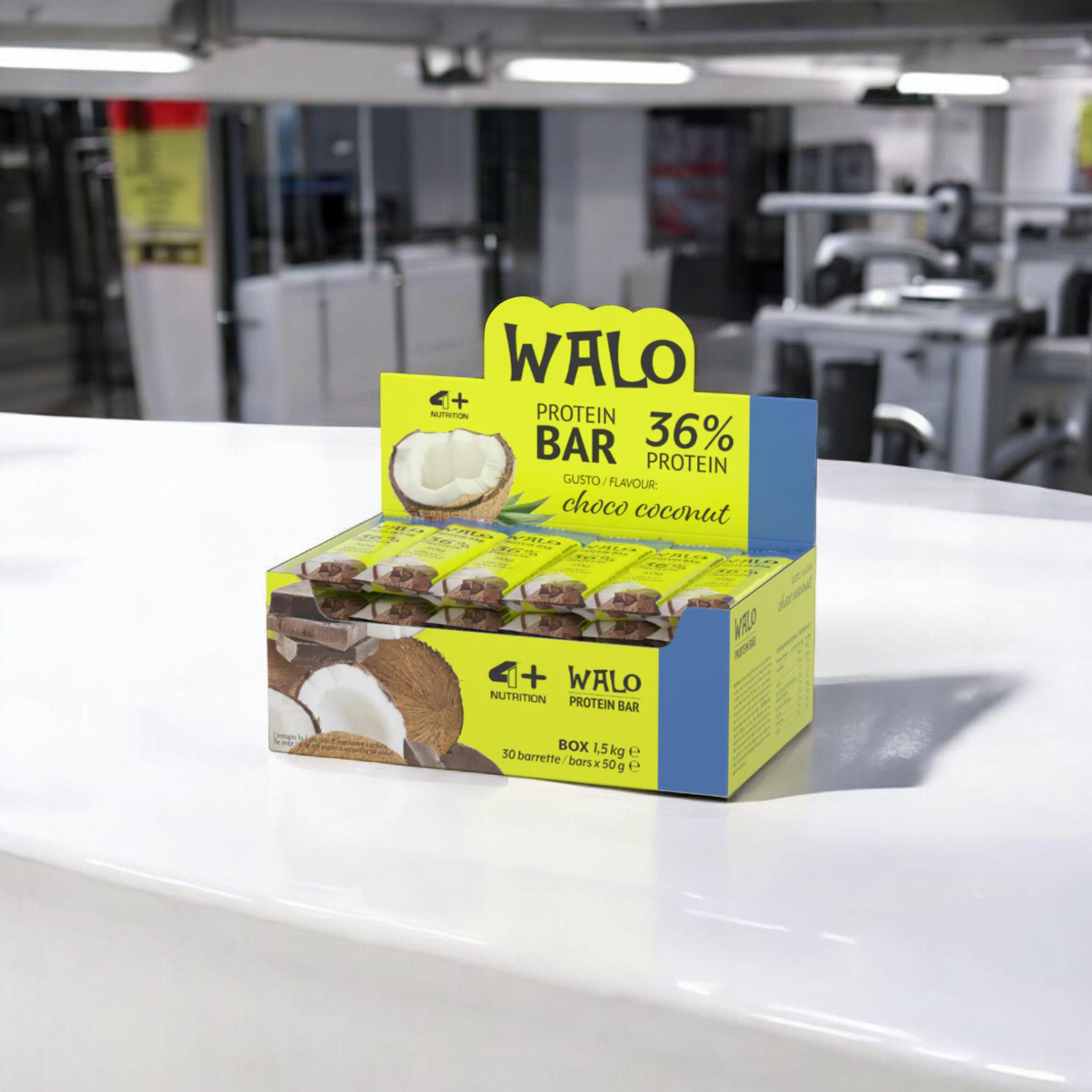 4+ NUTRITION Baton Walo Protein 36% CrockBar - 30x 50g