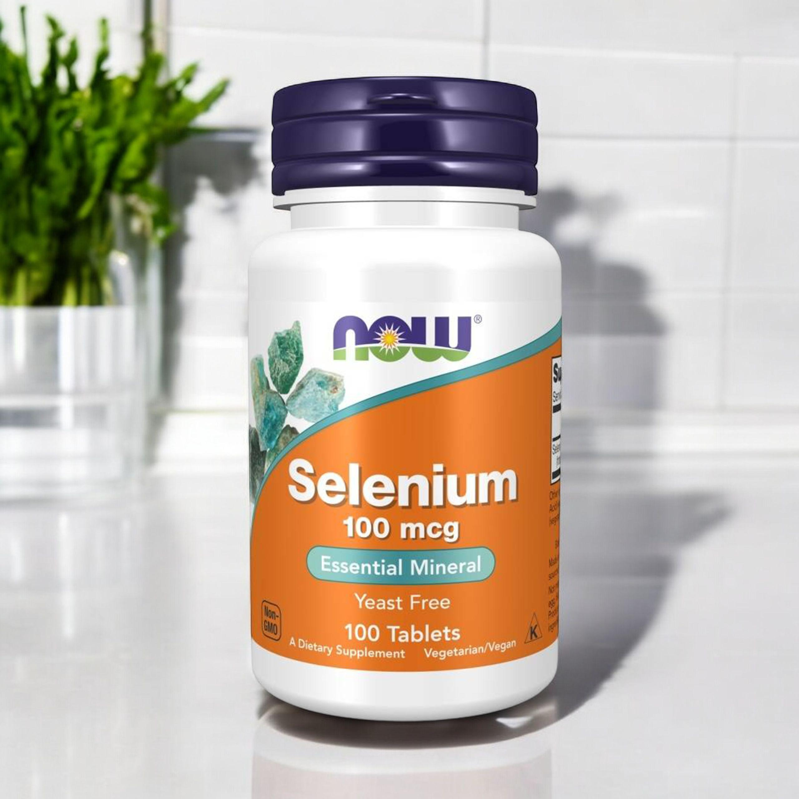 NOW Selenium 100mcg - 100tabs