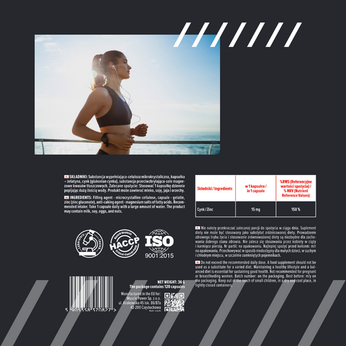 MP NUTRITION Zinc - 120caps - Zink