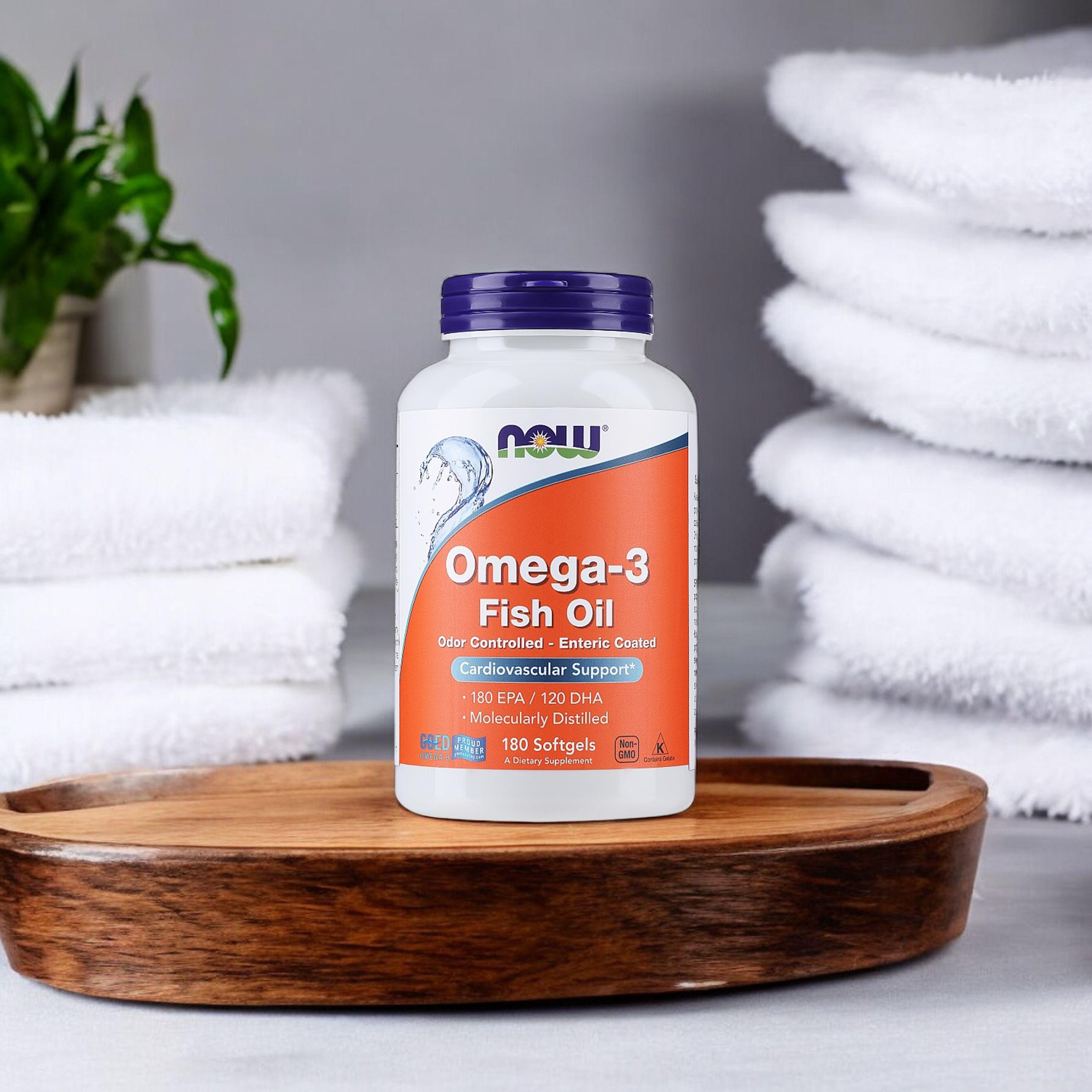 NOW Omega-3 180 EPA / 120 DHA - 180softgels