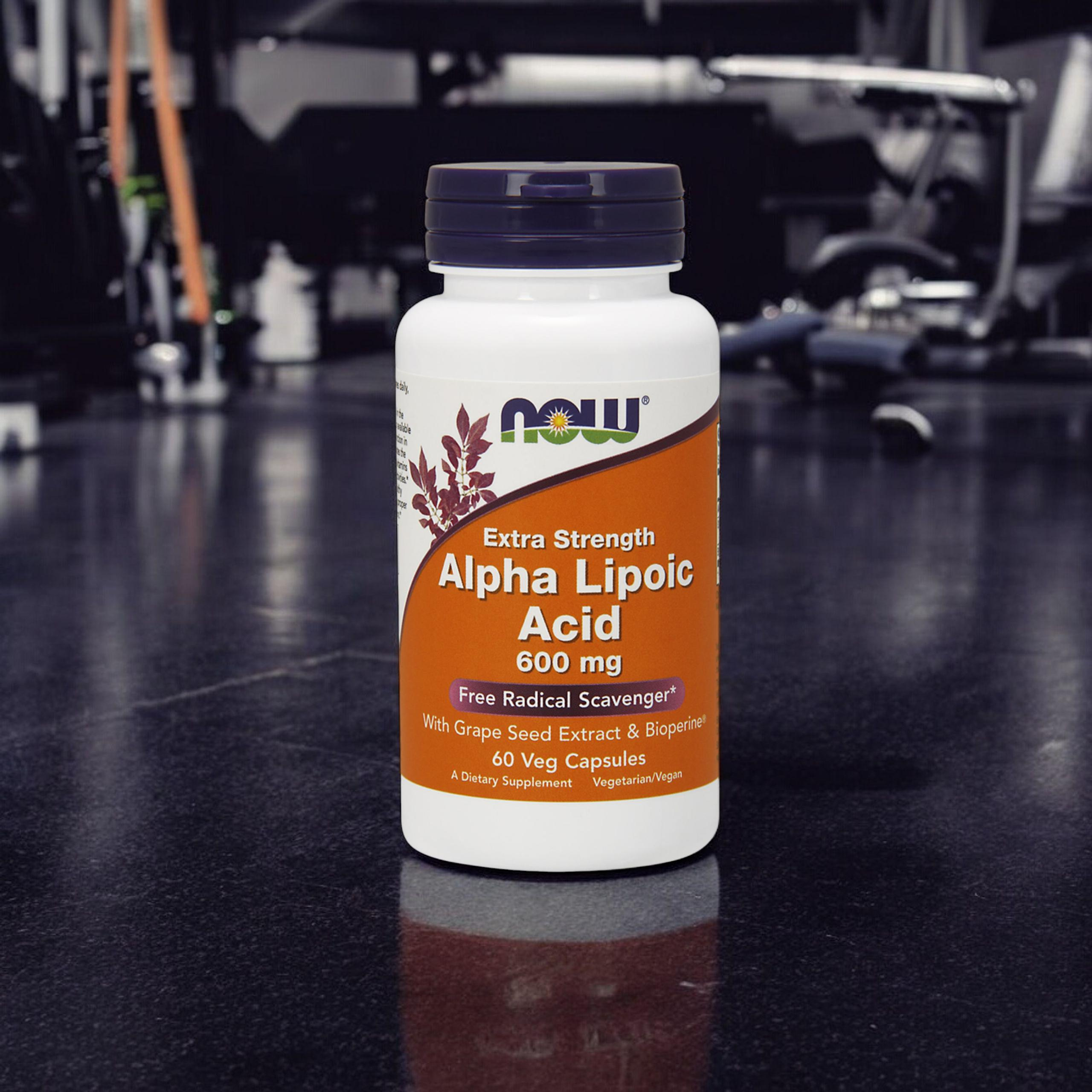 NOW Alpha Lipoic Acid 600mg - 60vegcaps.