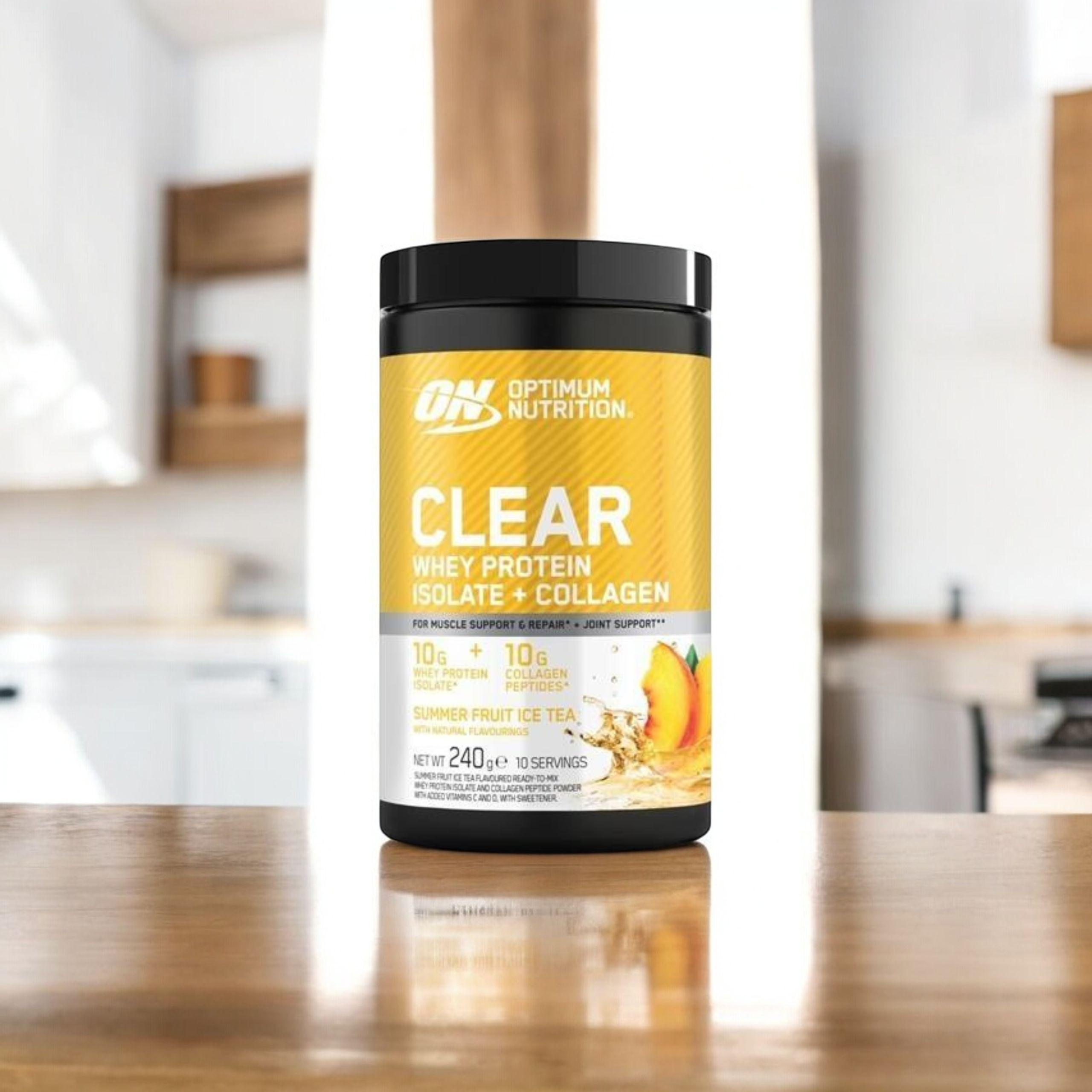 OPTIMUM NUTRITION - Whey Kollagen - 240g - Sommer Frucht Eistee