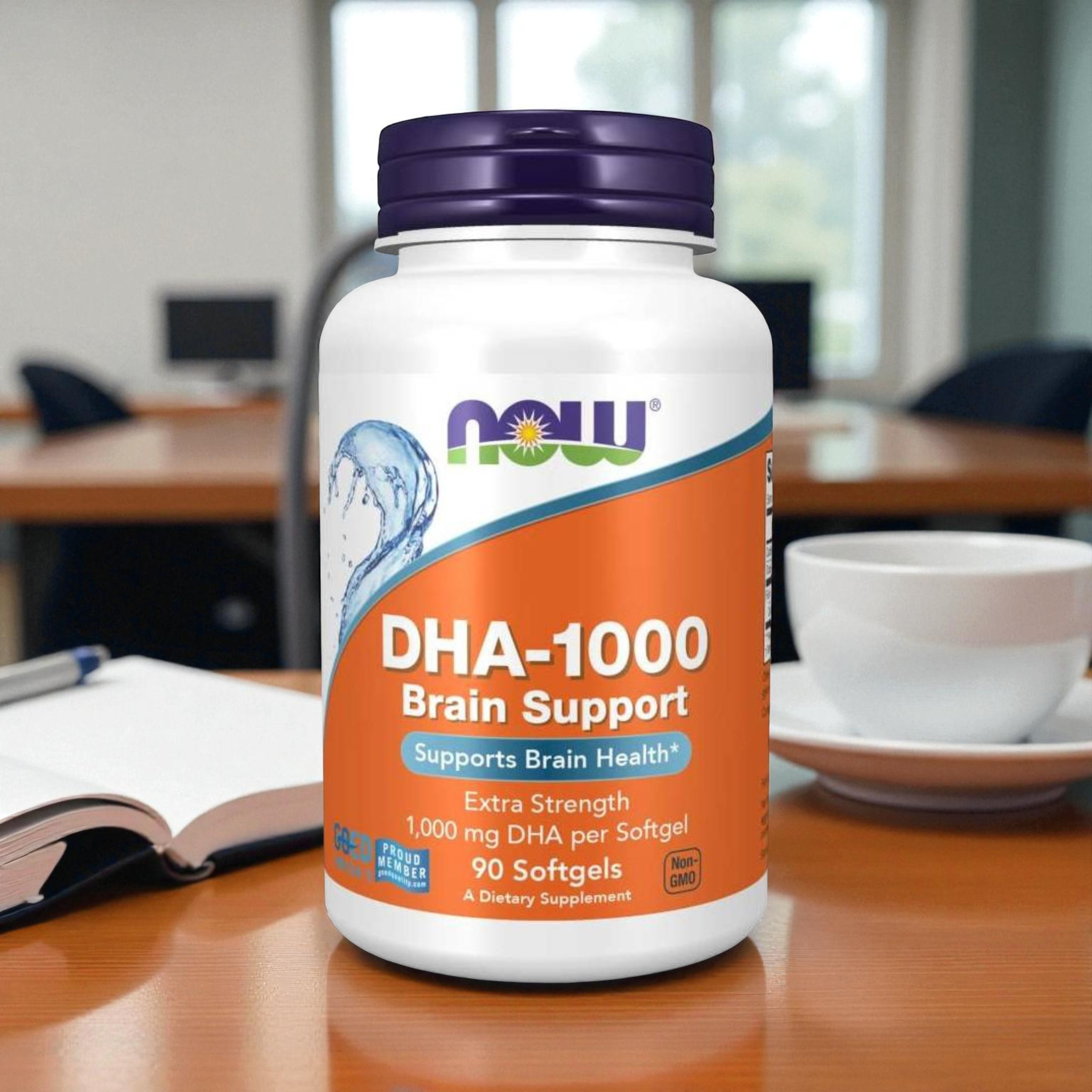 NOW - DHA 1000mg - 90 Weichkapseln