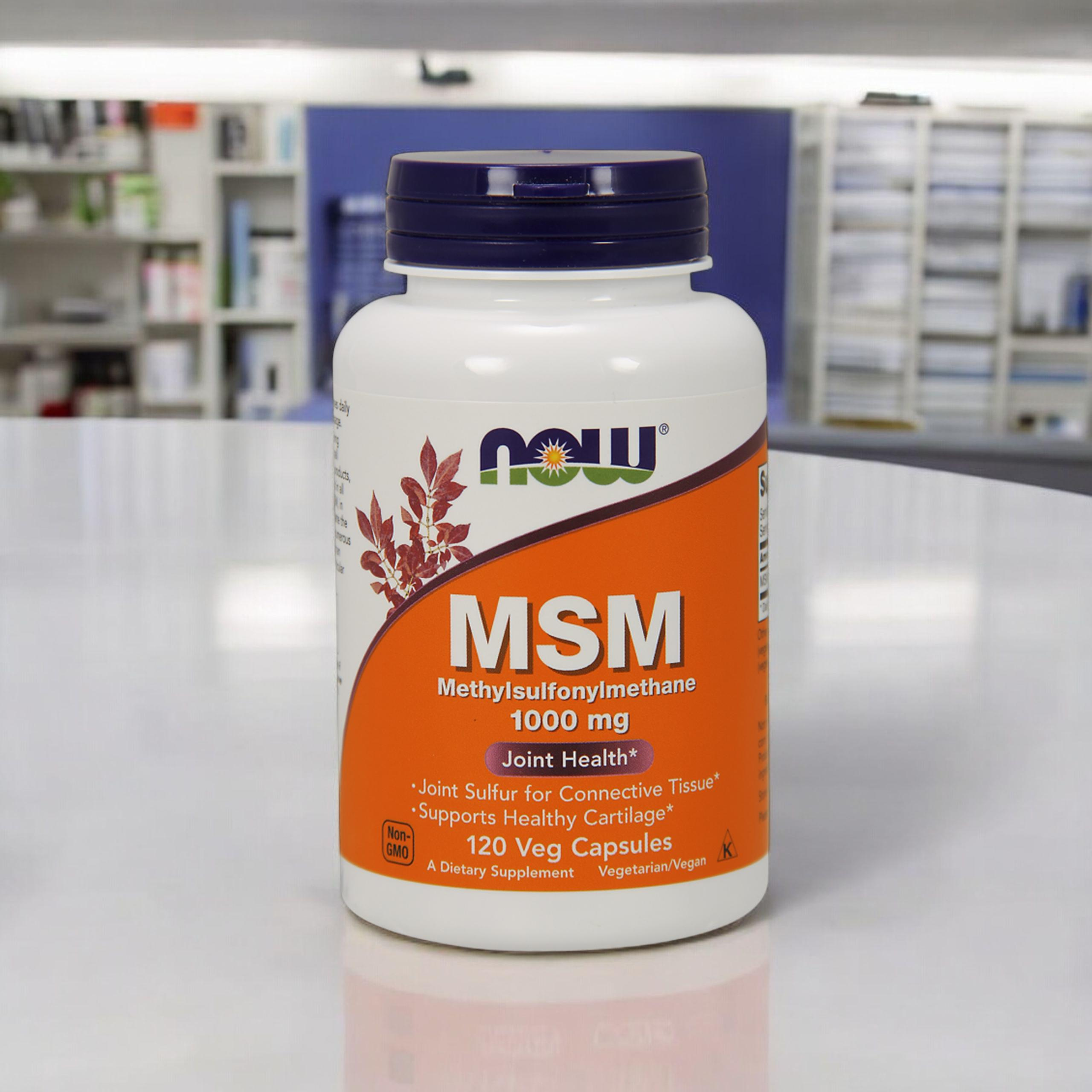 NOW MSM 1000mg - 120vcaps