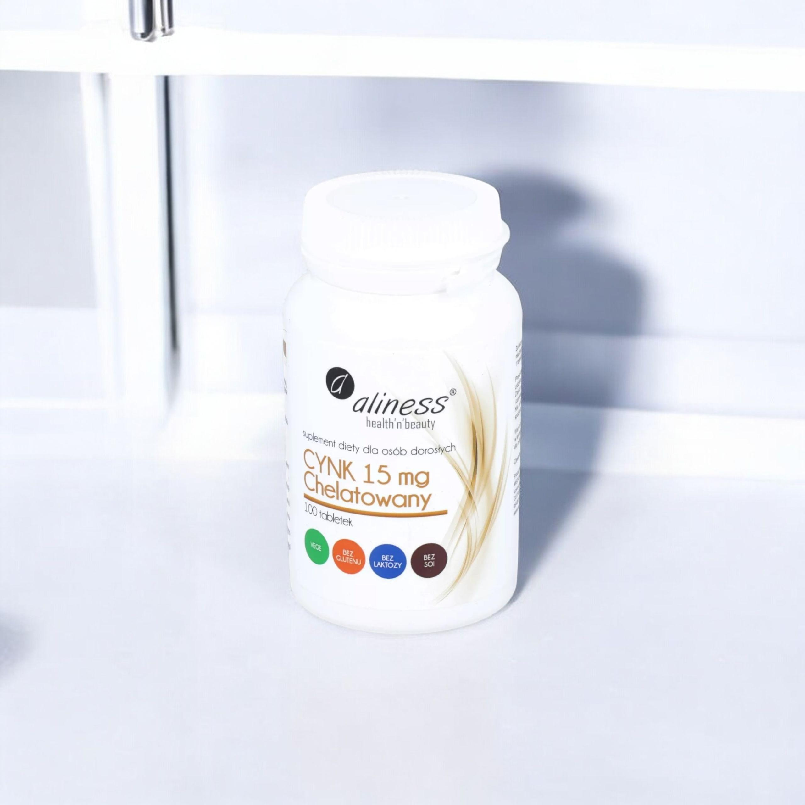 ALINESS - Chelatiertes Zink 15mg - 100vtabs.