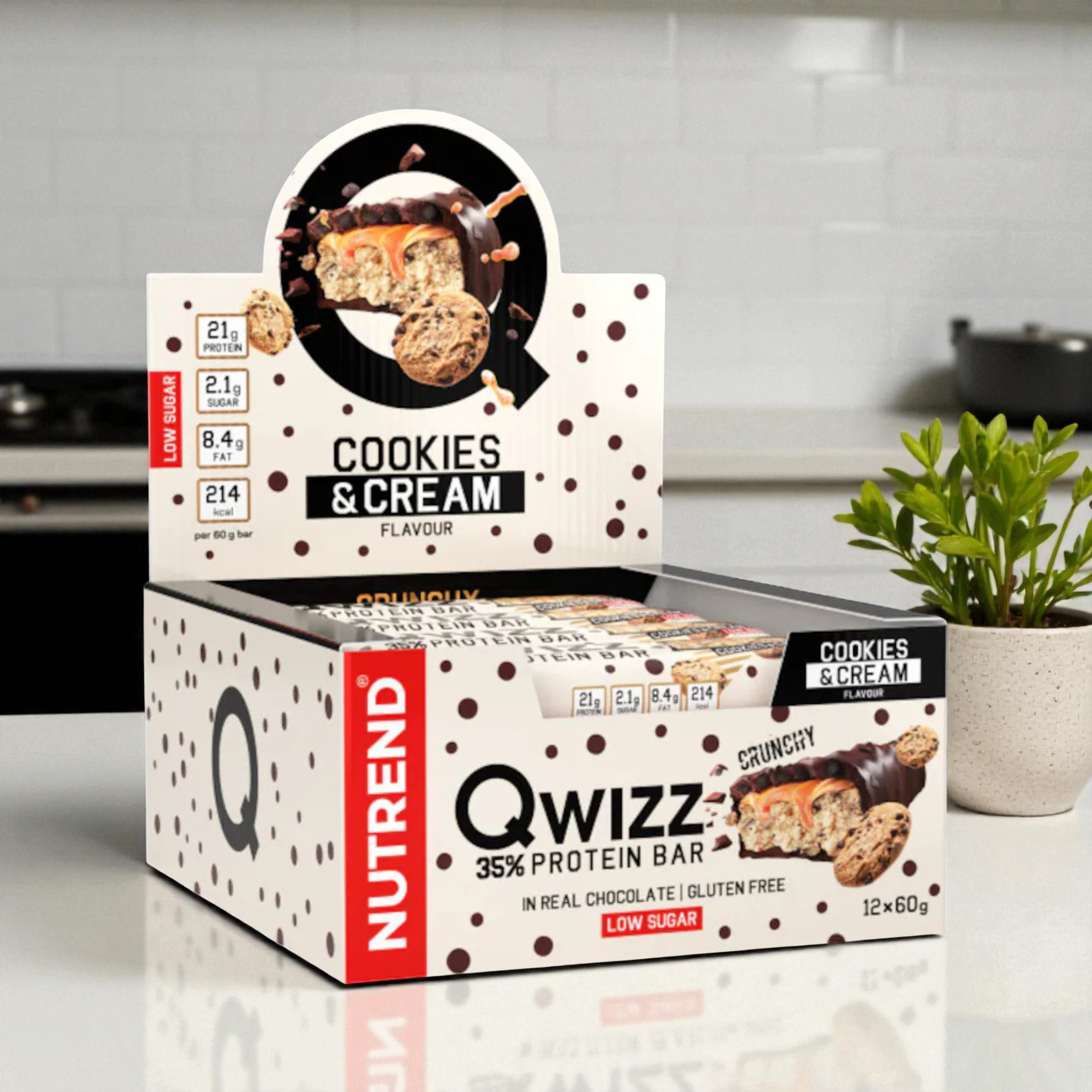 NUTREND - Qwizz Protein Bar - 24x 60g 