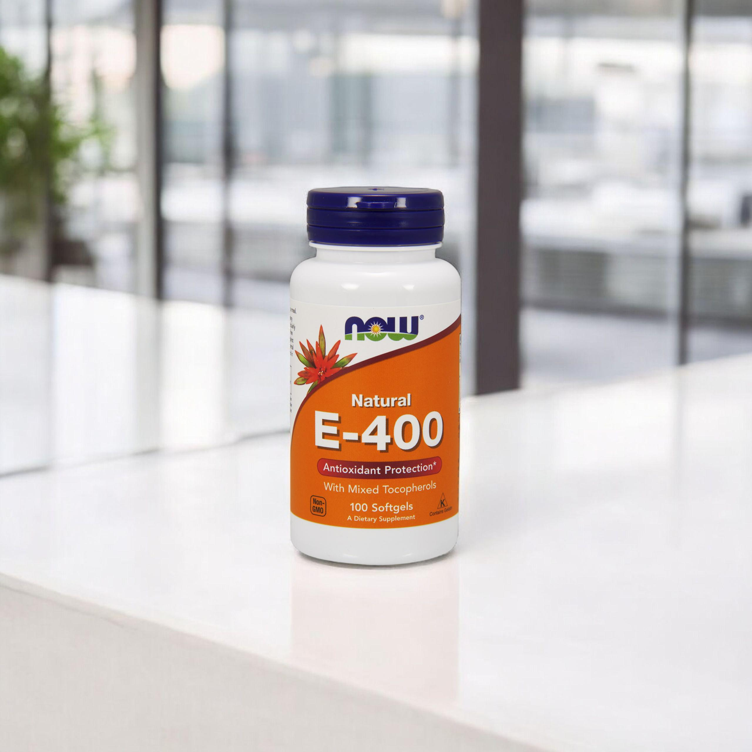 NOW Vitamin E-400 MT - 100softgels