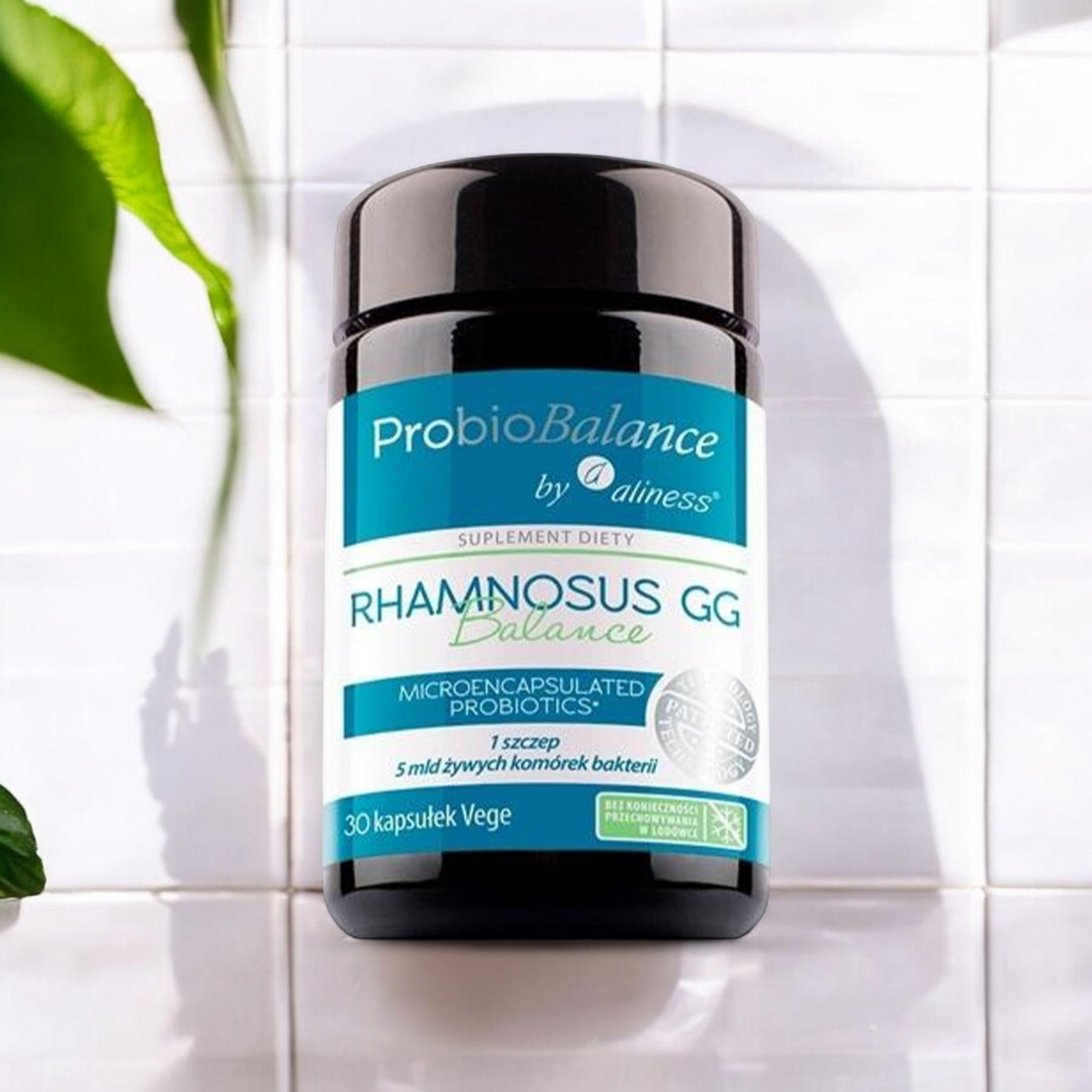 ALINESS - Rhamnosus GG Balance 5 Milliarden - 30 pflanzliche Kapseln.