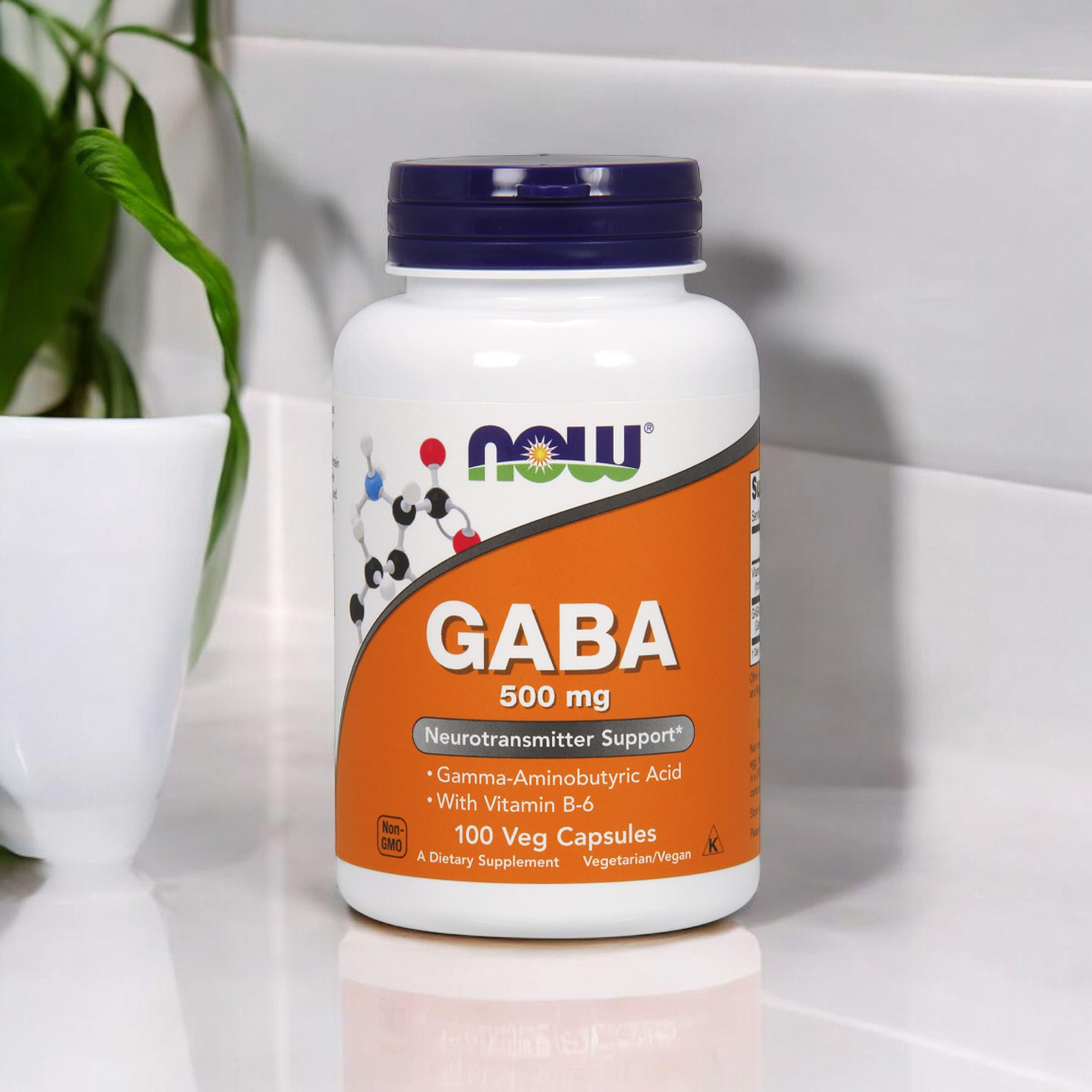 NOW GABA 500mg - 100veg caps