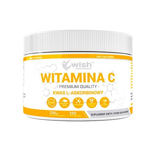 WISH Pharmaceutical Vitamin C 1000mg (L-Ascorbinsäure) - 250g