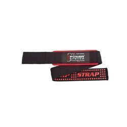 POWER SYSTEM XTR Grip Straps Black/Red - Trainingsgurte